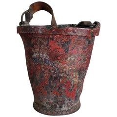 Antique George III Early 19th Century Leather Fire Bucket