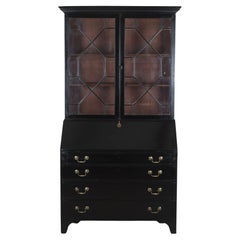 George III Ebonised Bureau Bookcase George III Ebonised Bureau Bookcase