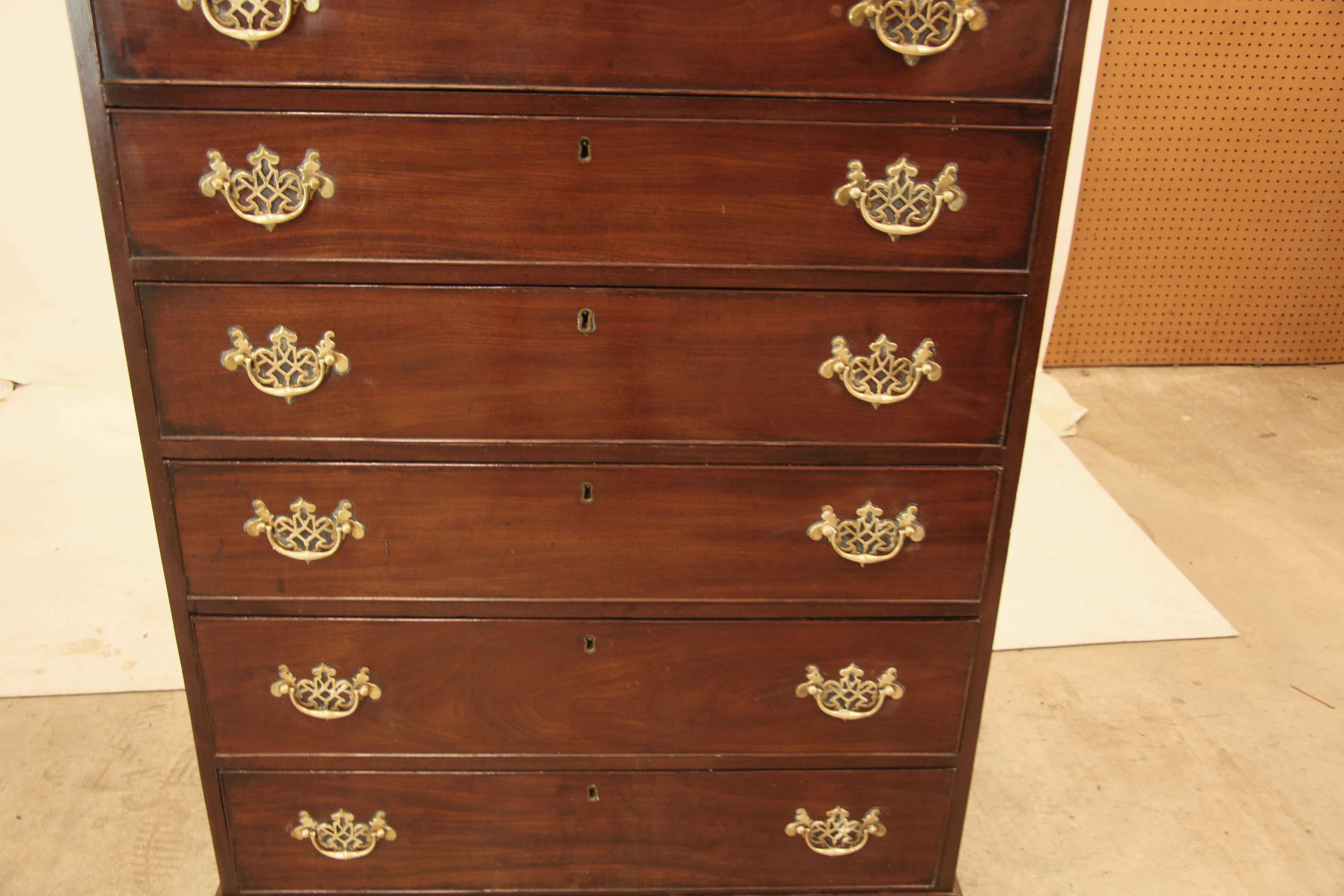 Ottone Cassettone a otto cassetti di Giorgio III in vendita