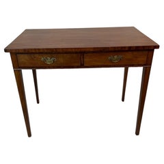 George III End Table with Two Drawers