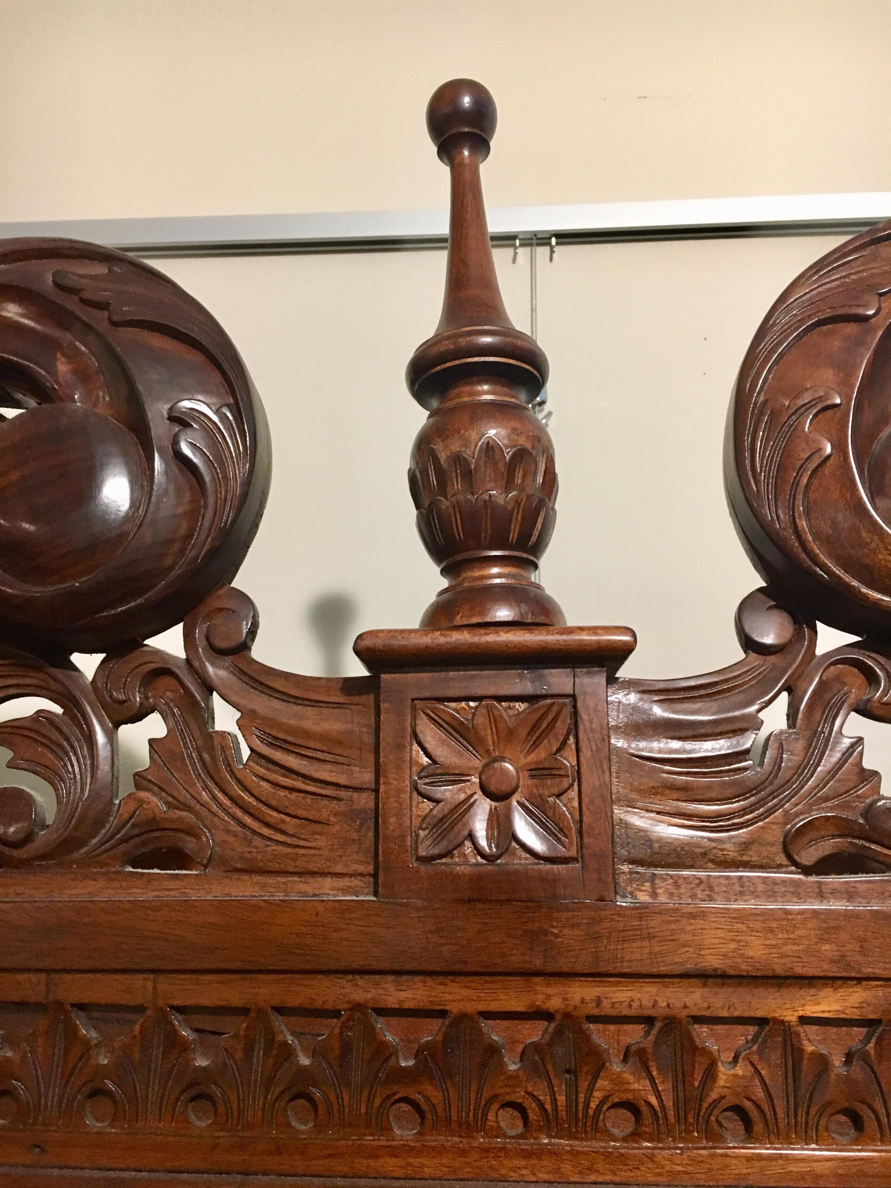 George III England Antique Mahogany Secretaire Secretary Desk Bureau Bookcase 8
