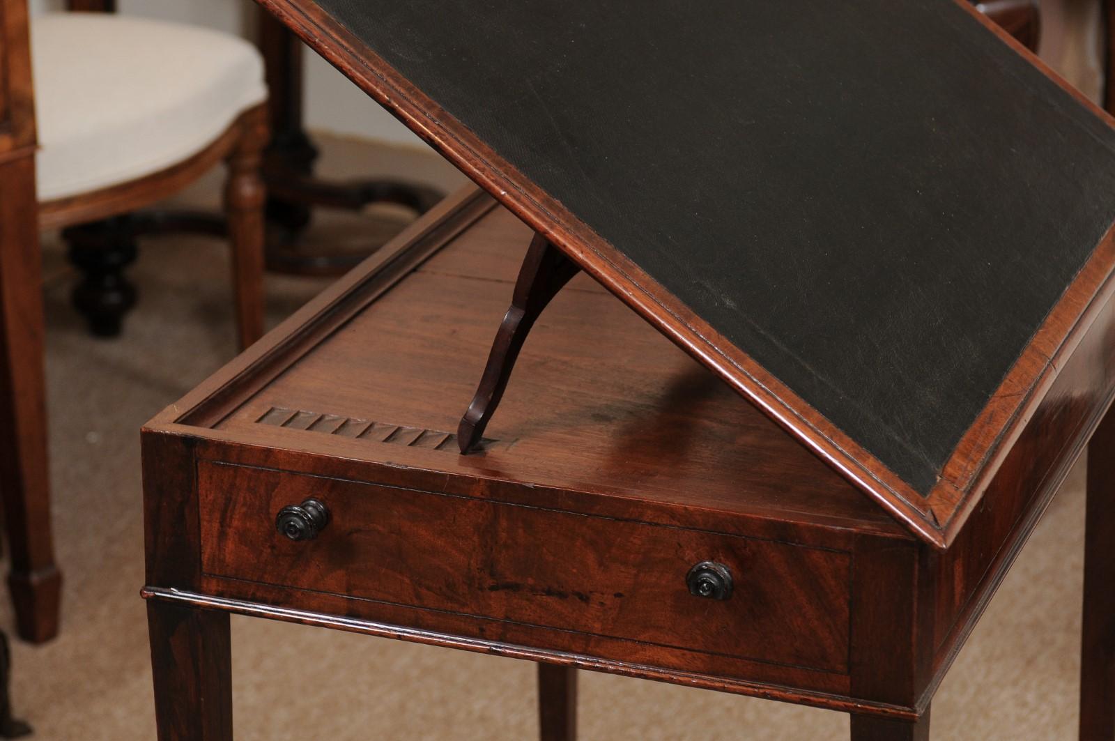 George III English Architects Mahogany Side Table, circa 1790 7