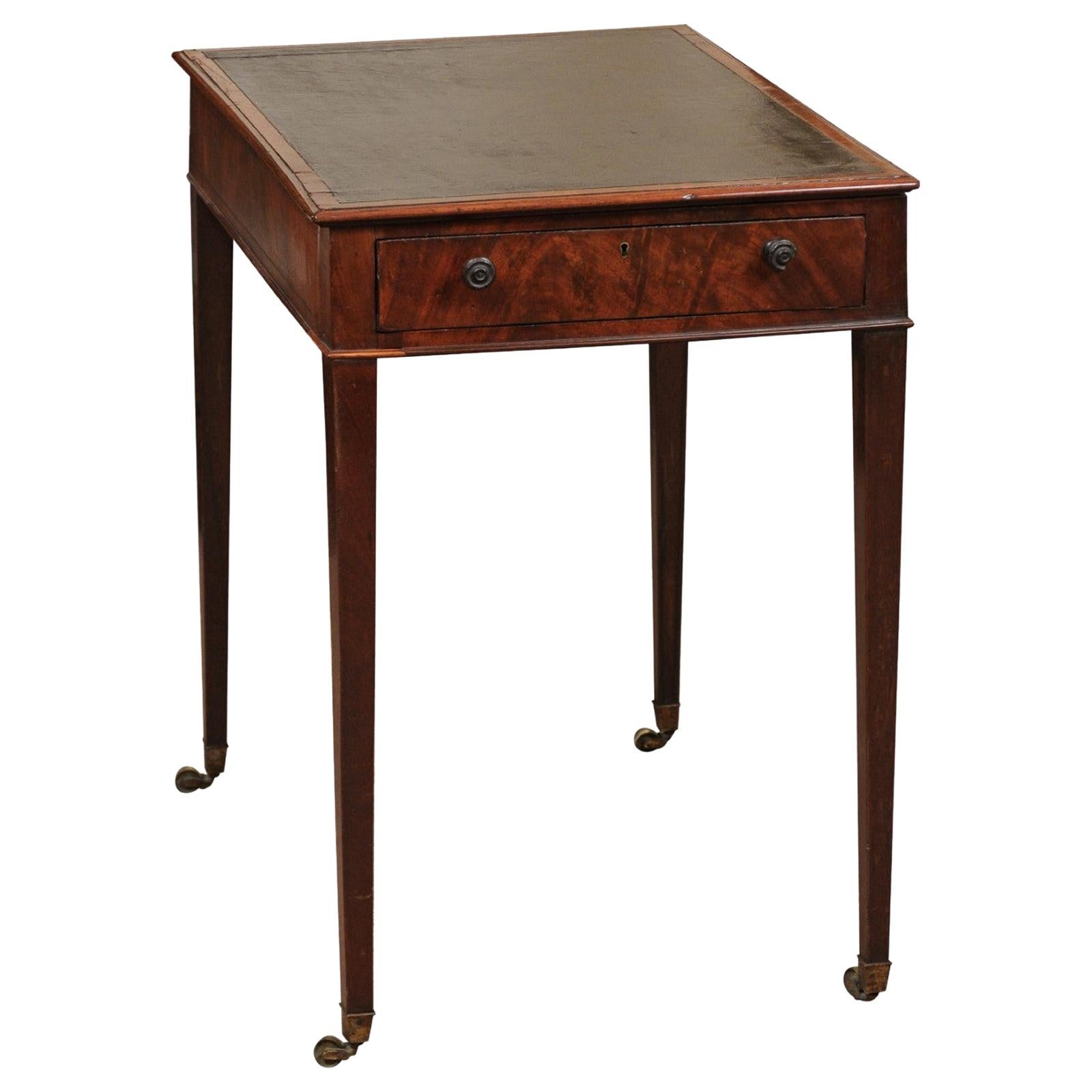 George III English Architects Mahogany Side Table, circa 1790