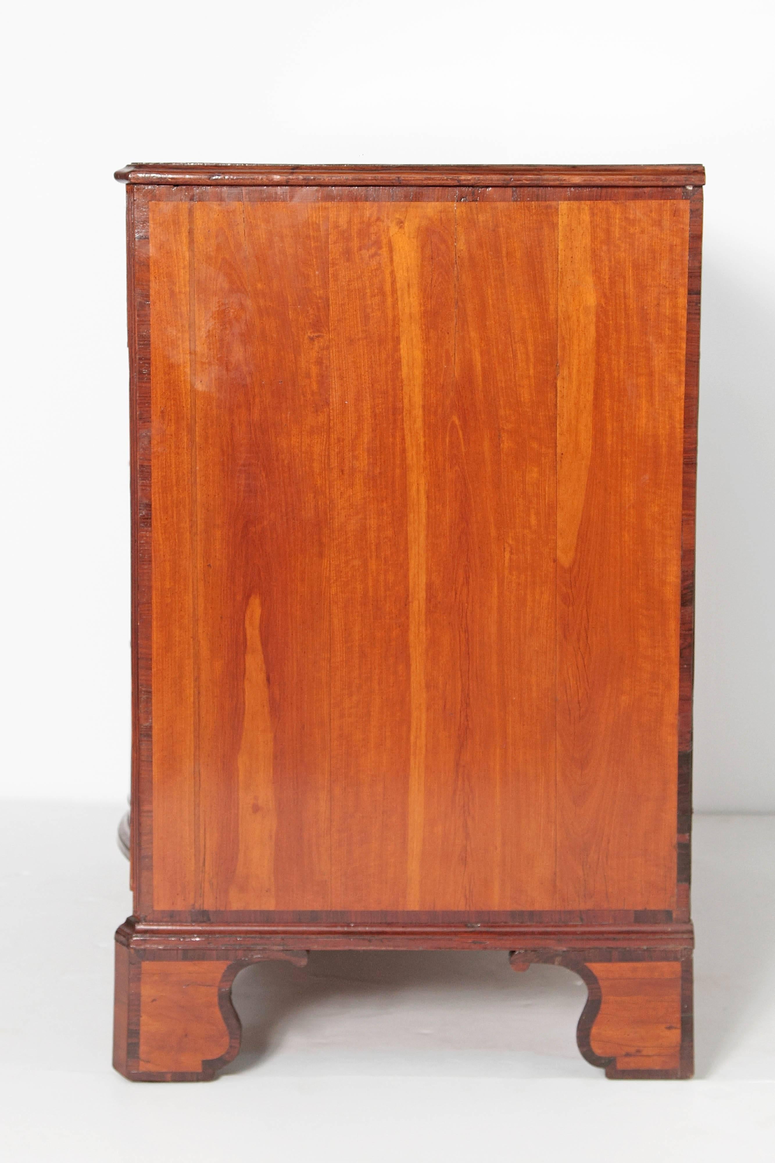 George III English Bachelor's Chest of Satinwood and Mahogany 3