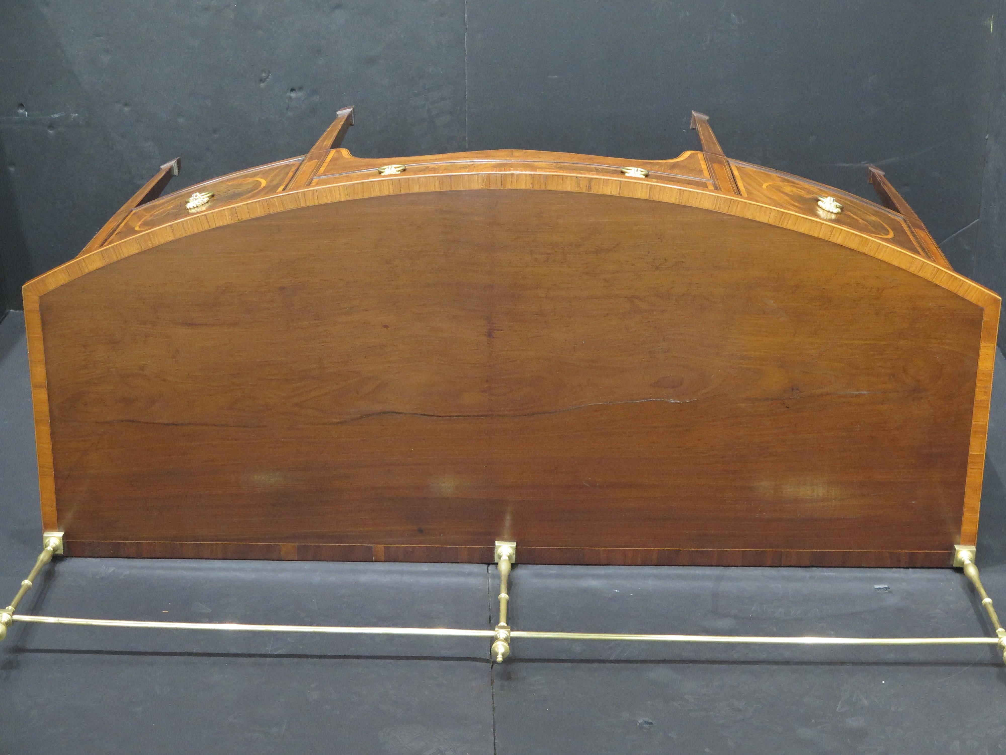 George III English Inlaid Mahogany Hepplewhite Sideboard For Sale 8