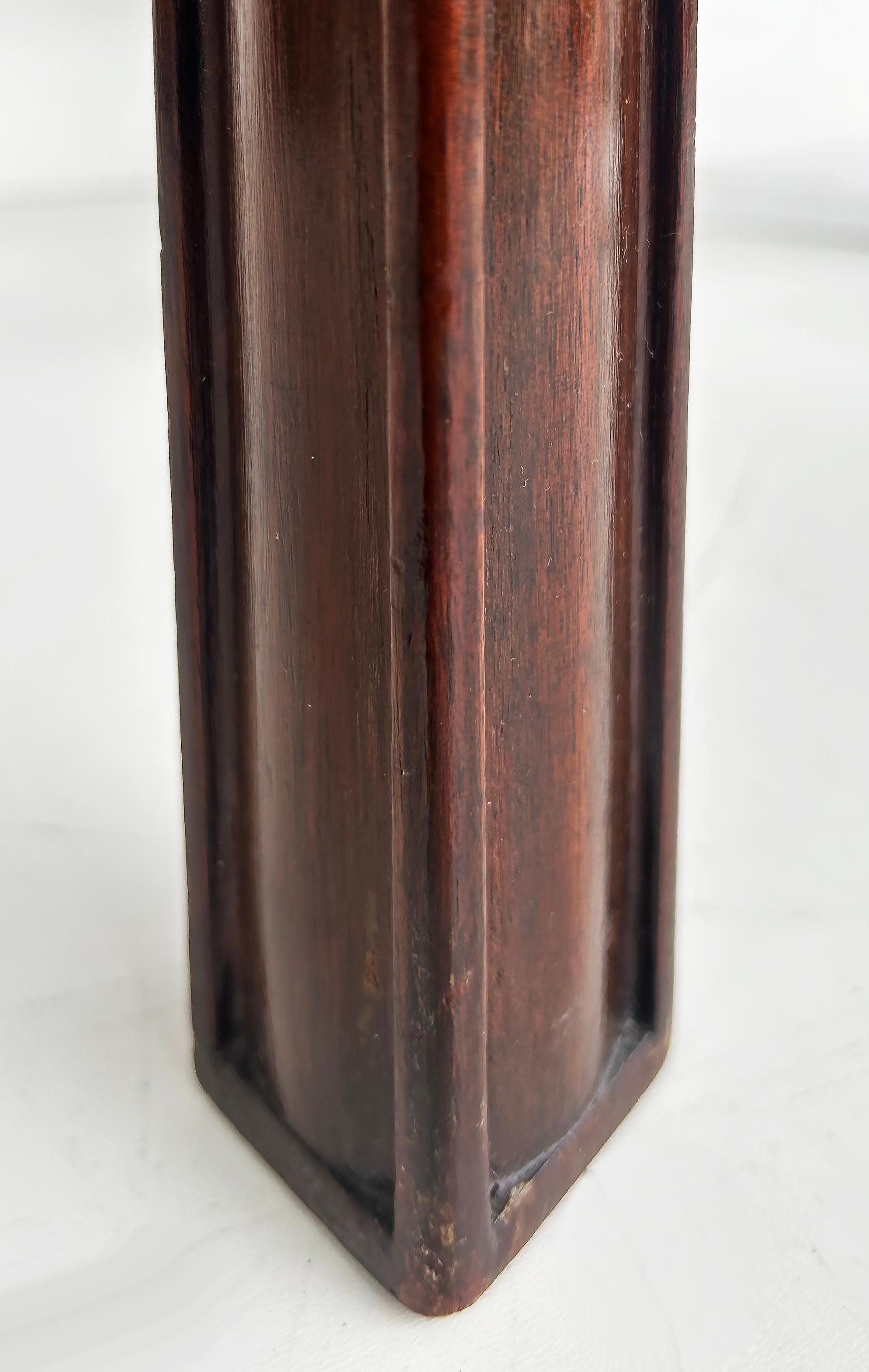 Set di 6 sedie da pranzo George III English Ladderback, rivestimento in velluto pregiato in vendita 5
