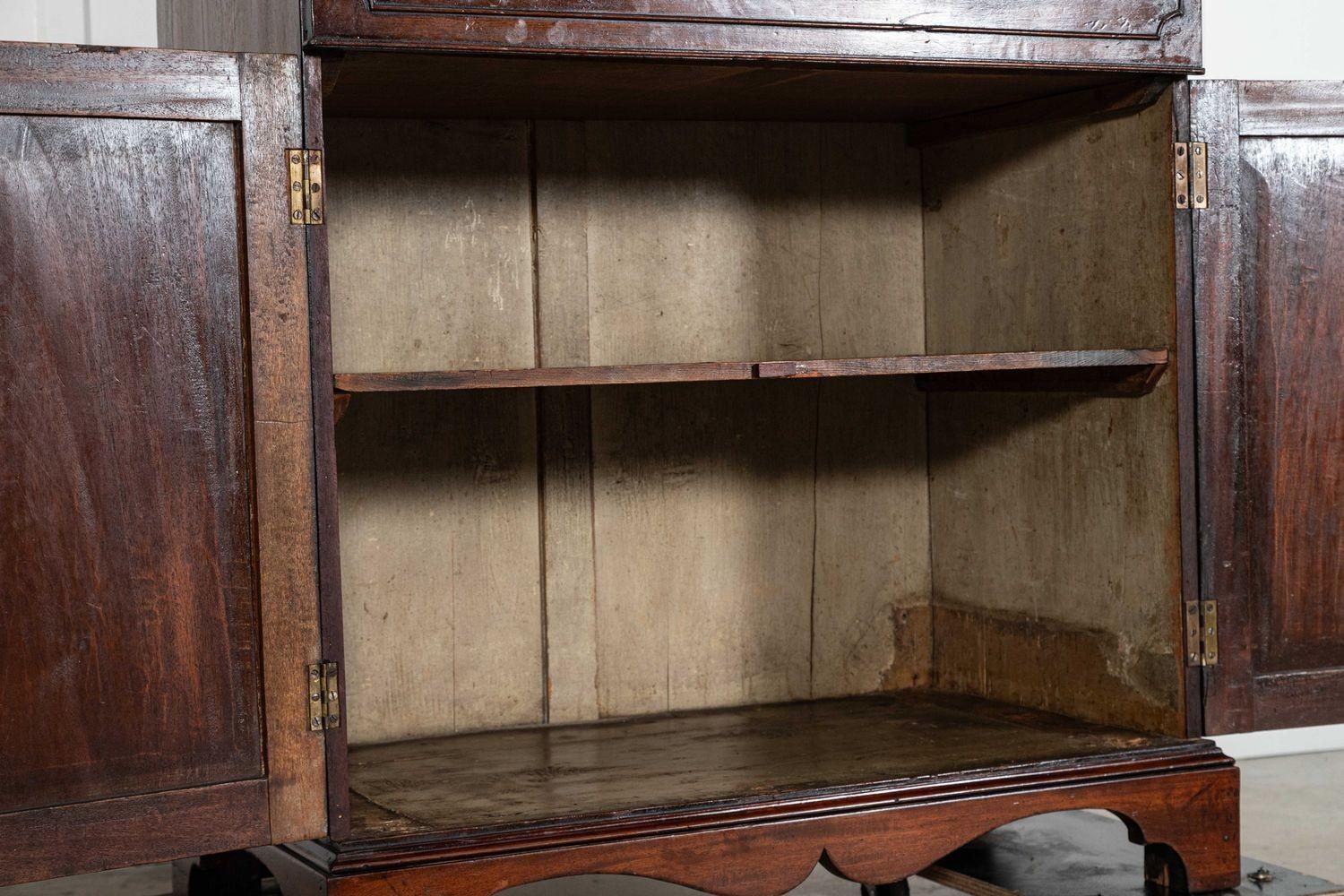 Libreria secretaire inglese in mogano smaltato di Giorgio III in vendita 12