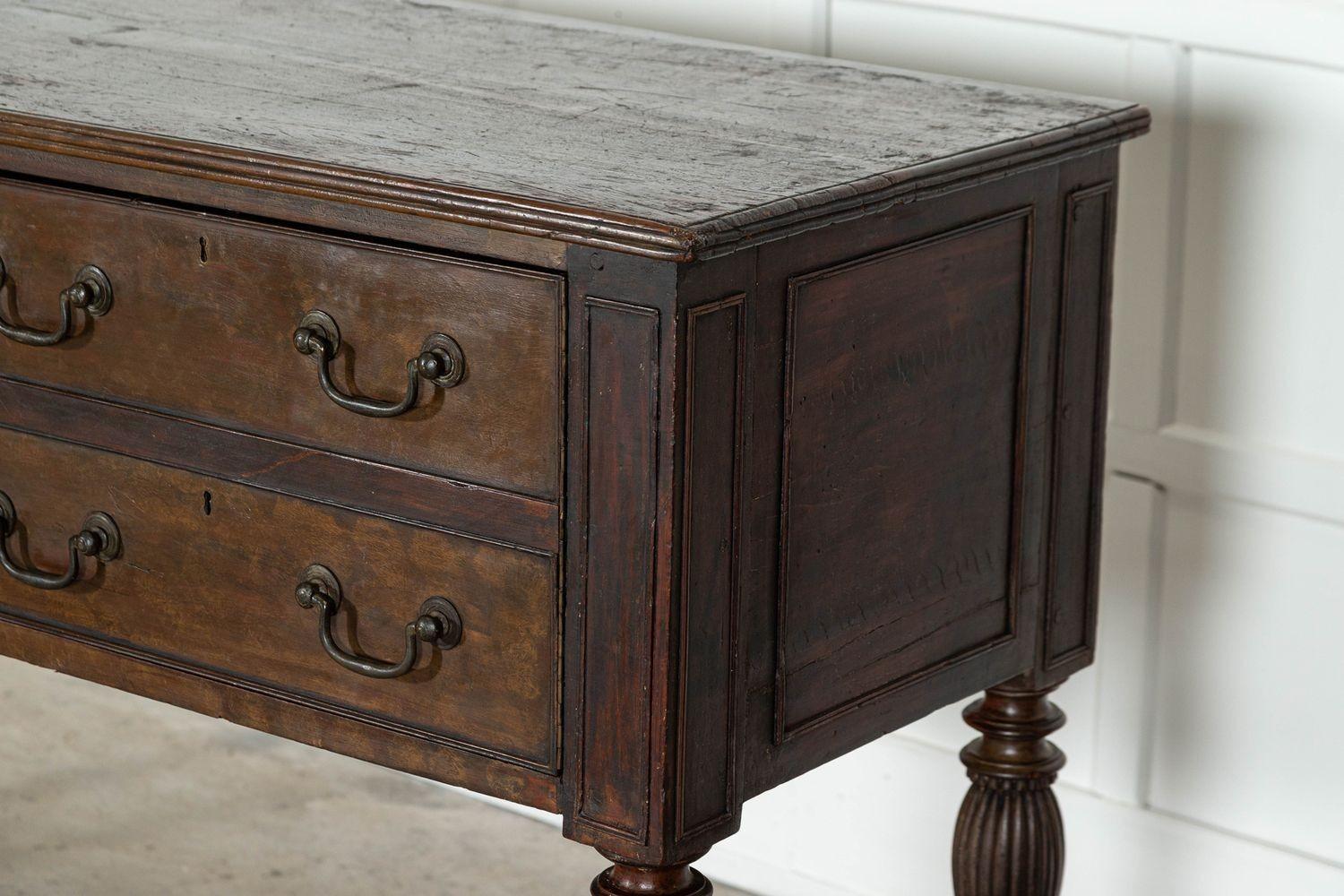 Base per comò George III English Oak in vendita 5