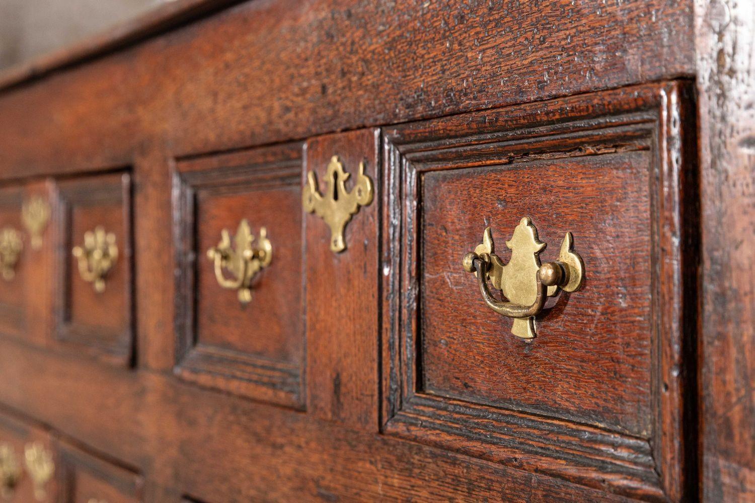 Base per comò George III English Oak in vendita 8