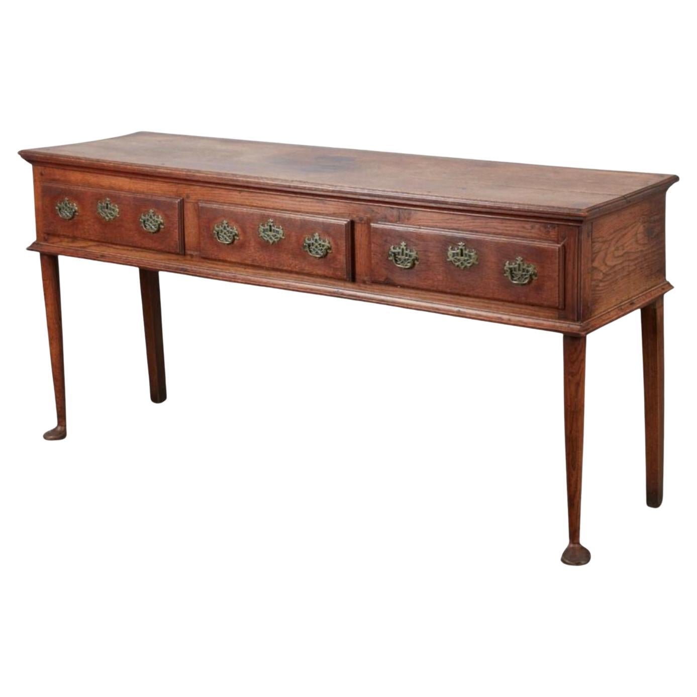 George III English Oak Dresser/Sideboard