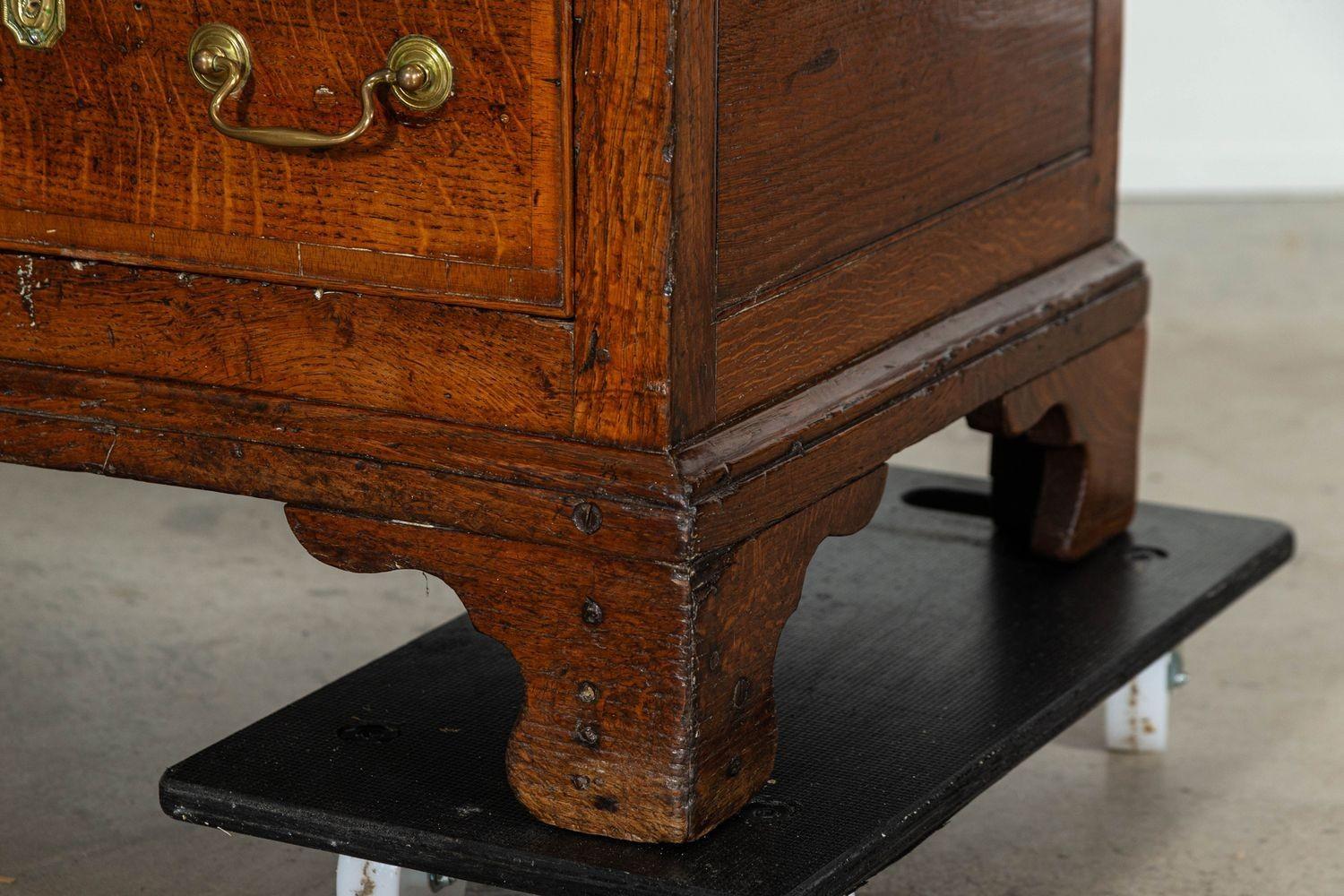 Cassapanca in Oak inglese di Giorgio III in vendita 5