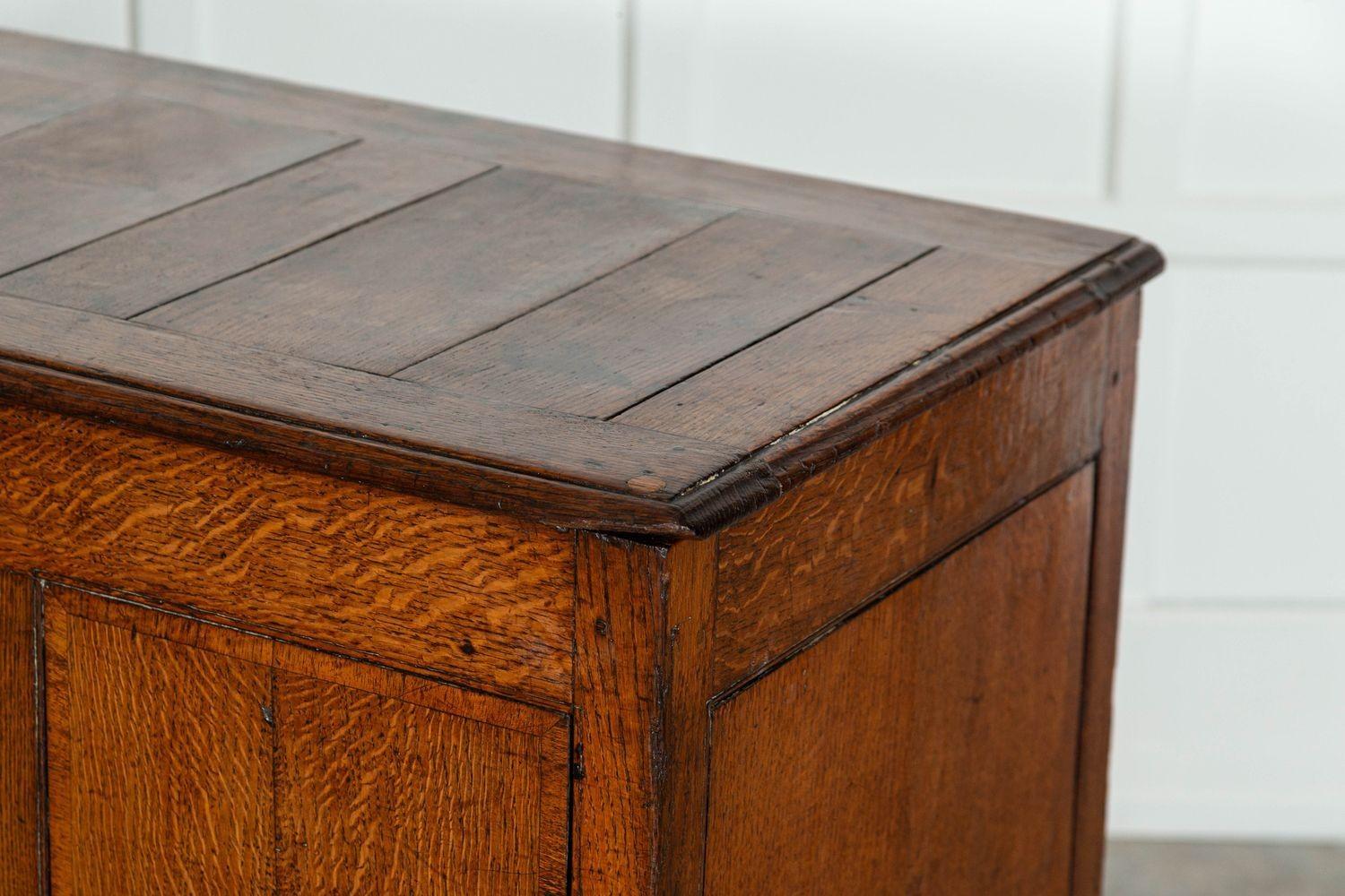 Cassapanca in Oak inglese di Giorgio III in vendita 6
