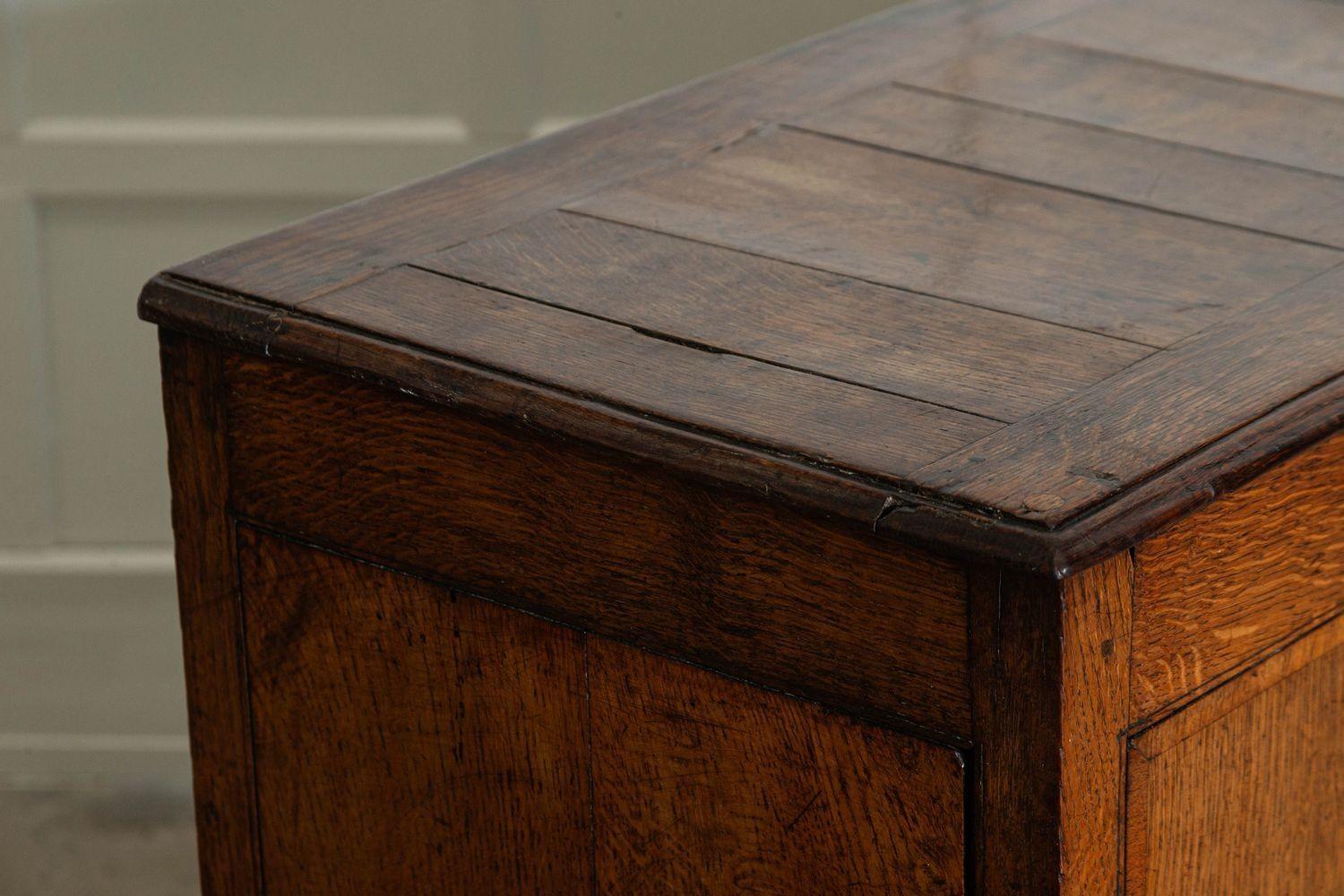 Cassapanca in Oak inglese di Giorgio III in vendita 7