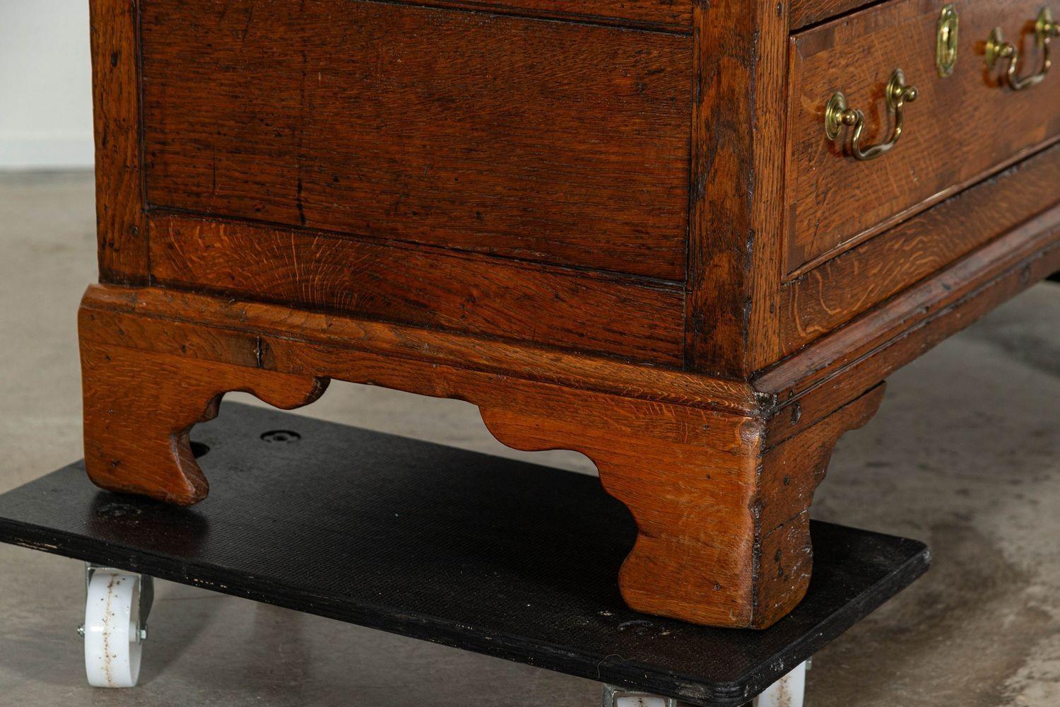 Cassapanca in Oak inglese di Giorgio III in vendita 8