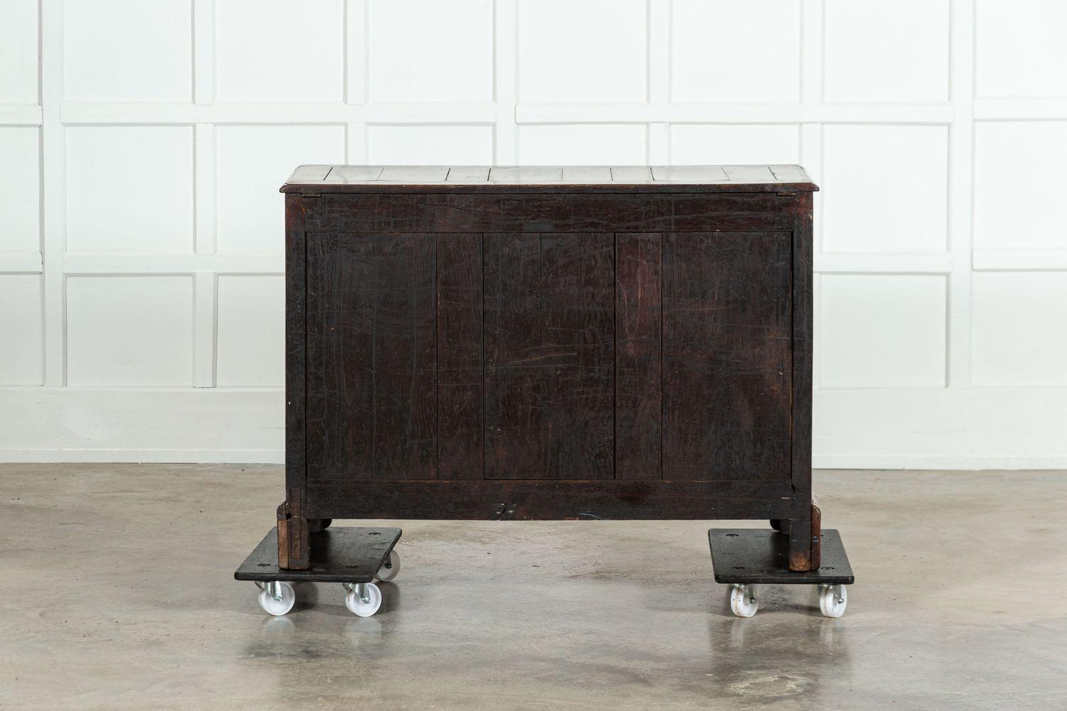 Cassapanca in Oak inglese di Giorgio III in vendita 9
