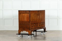 George III English Oak Mule Chest