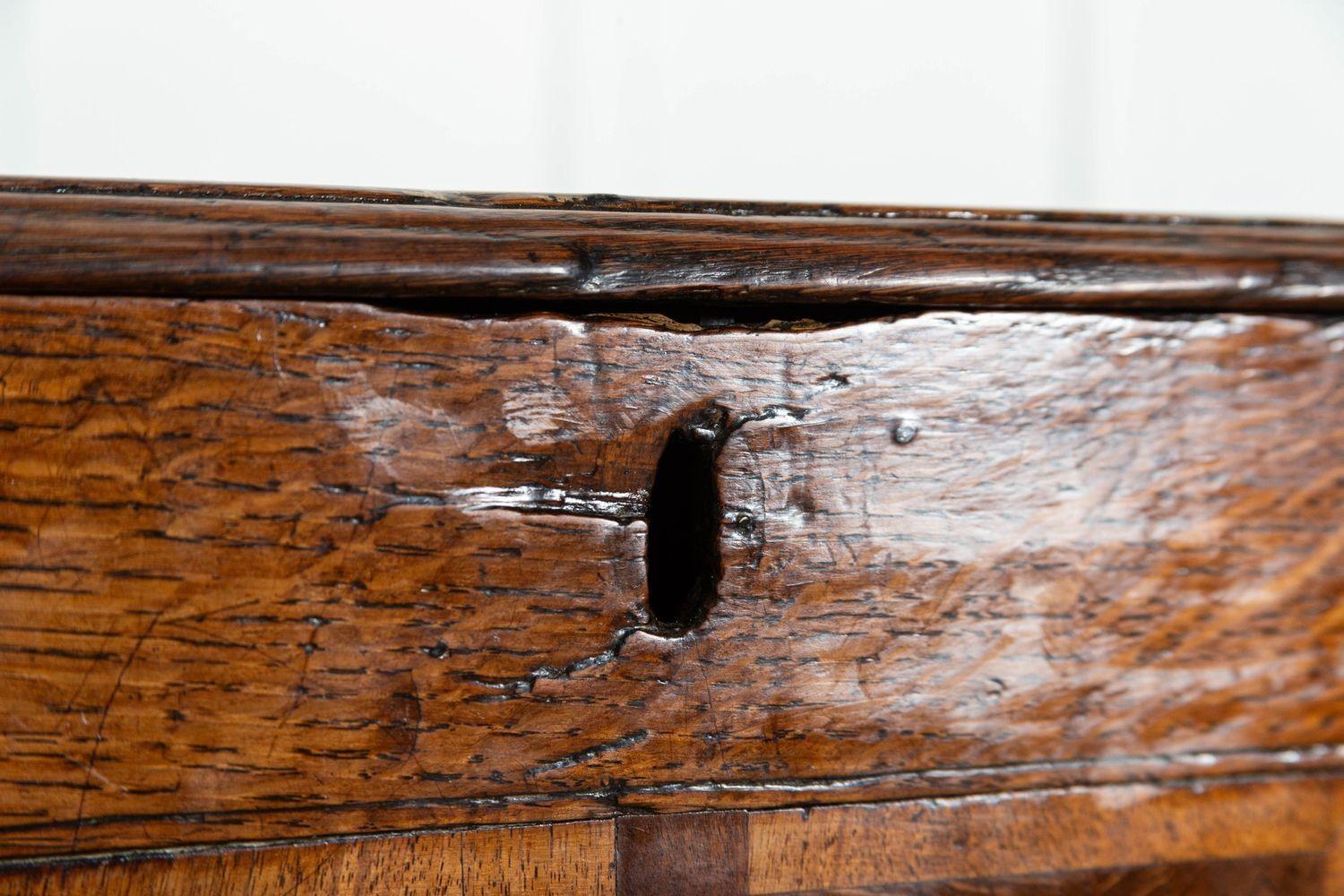 Cassapanca in Oak inglese di Giorgio III in vendita 4