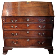 George III English Slant Front Bureau