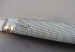 George III Folding Fruit Knife and Folk, circa 1786-90