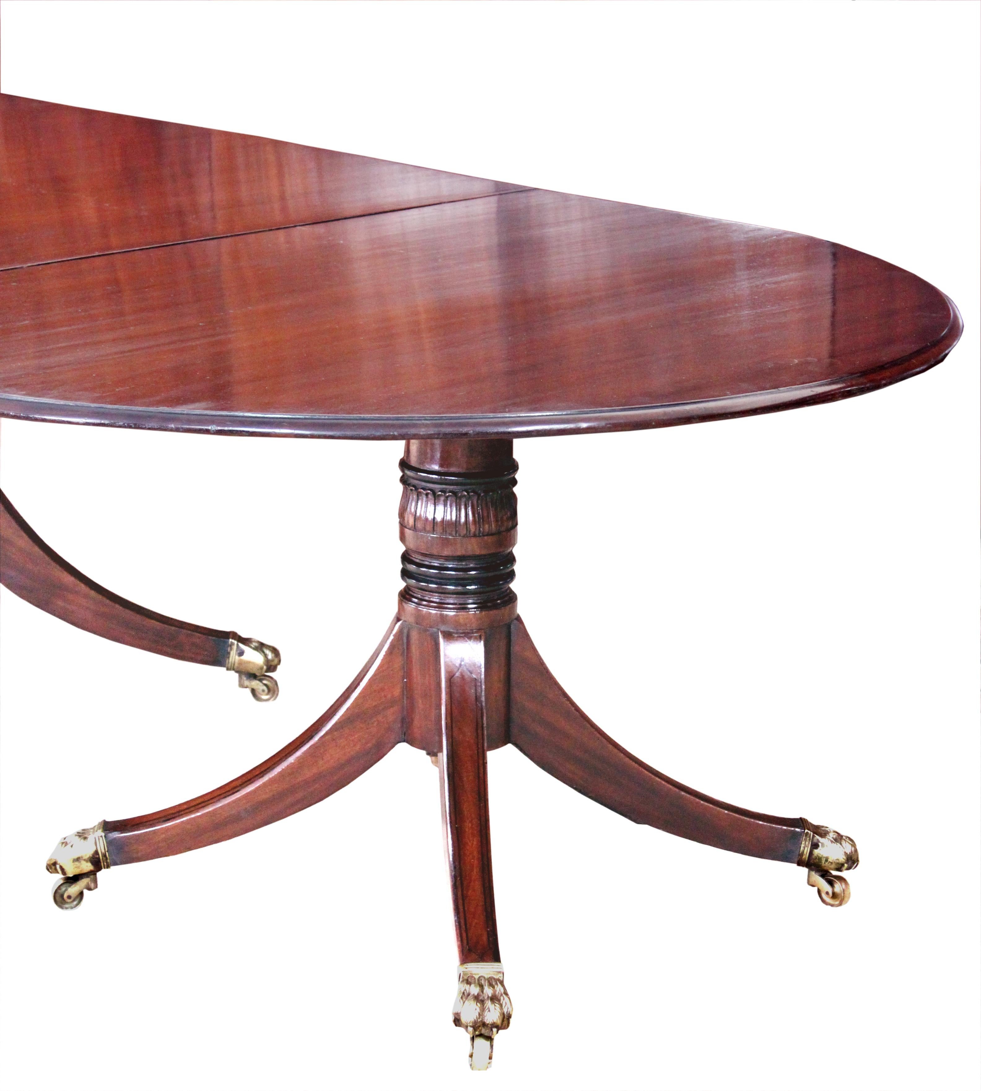 George III Four-Pedestal Dining Table 3