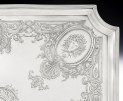 George III "Four Seasons" Salver Made in London by Elizabeth Jones, 1787