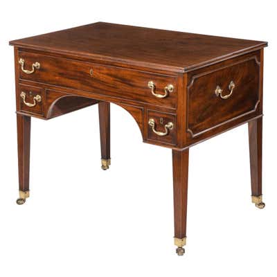 Antique English Mahogany Architect's Desk circa 1860 at 1stDibs