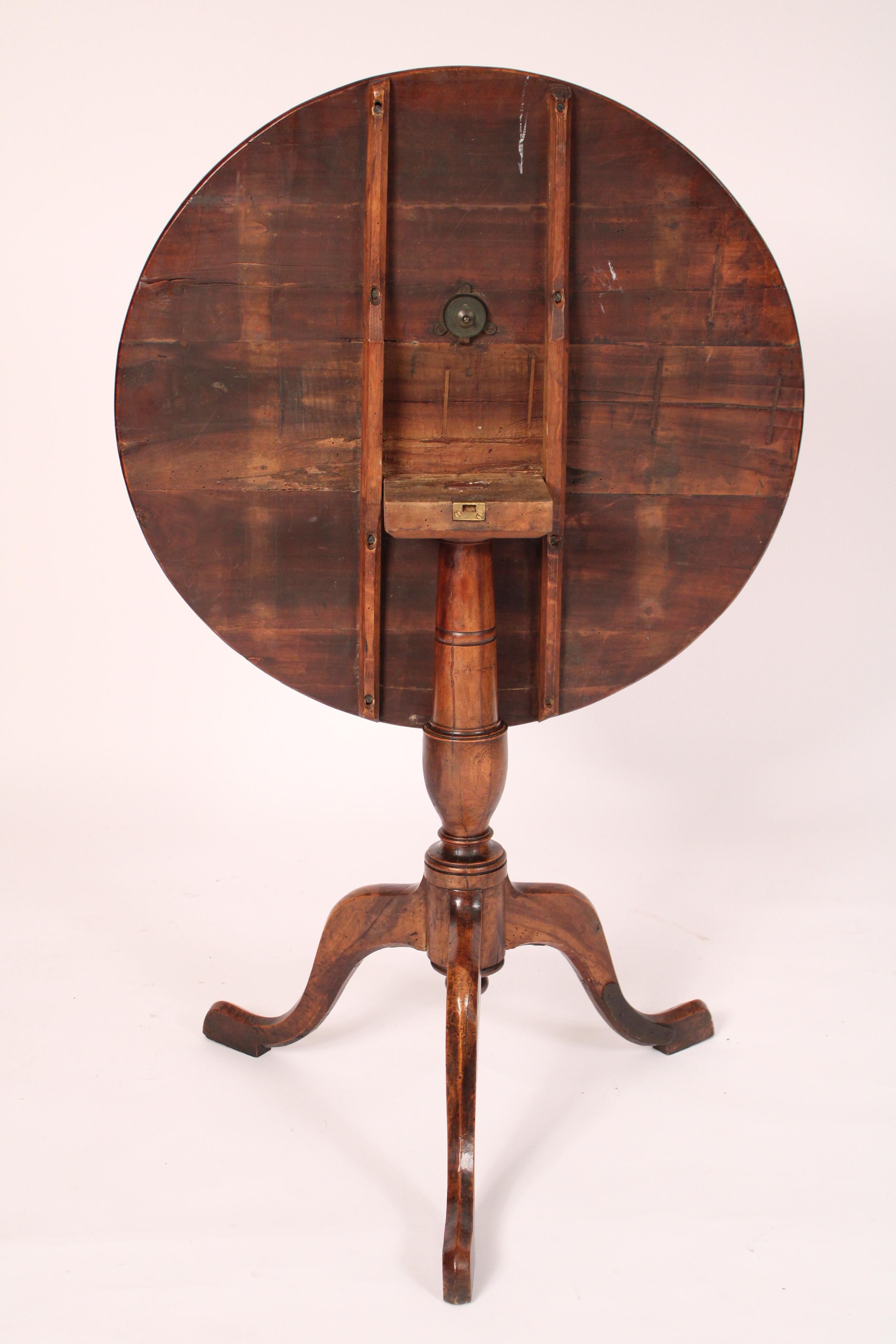 George III Fruit Wood Tilt Top Table For Sale 4