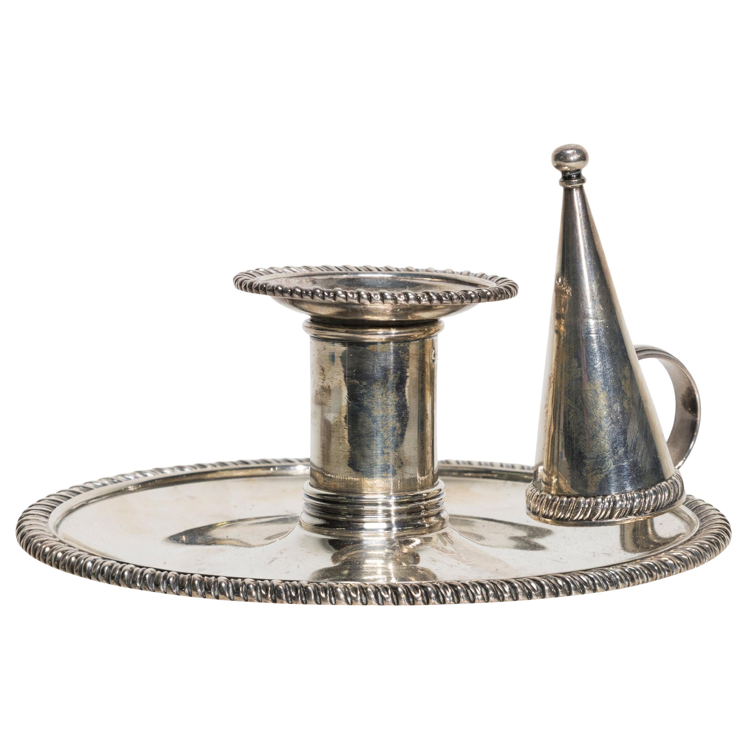 George III Garrard II Sterling Chamberstick