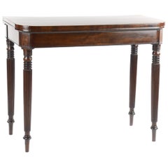 George III Gillows Mahogany Card Table