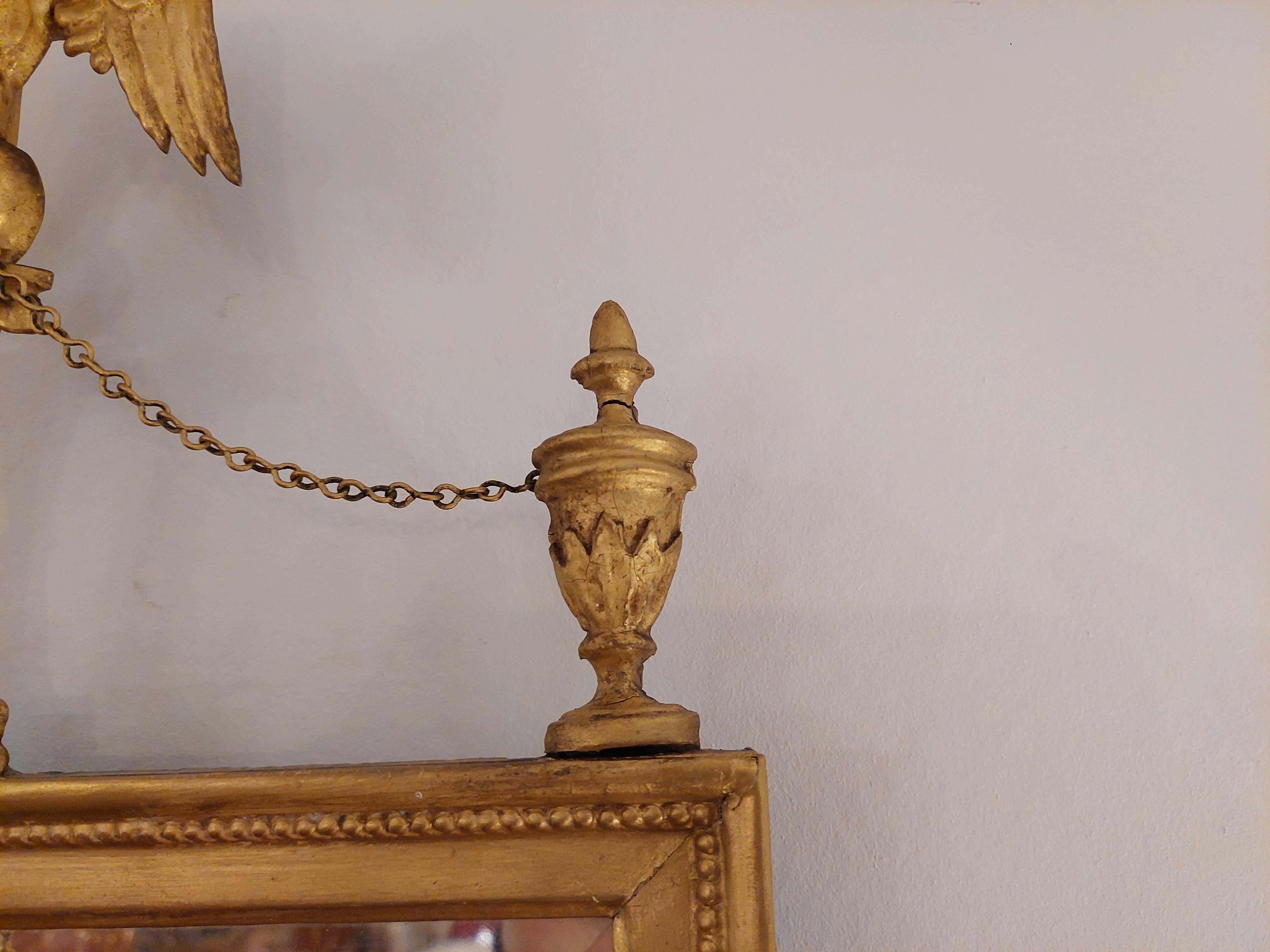 Specchio da molo dorato Giorgio III in vendita 1