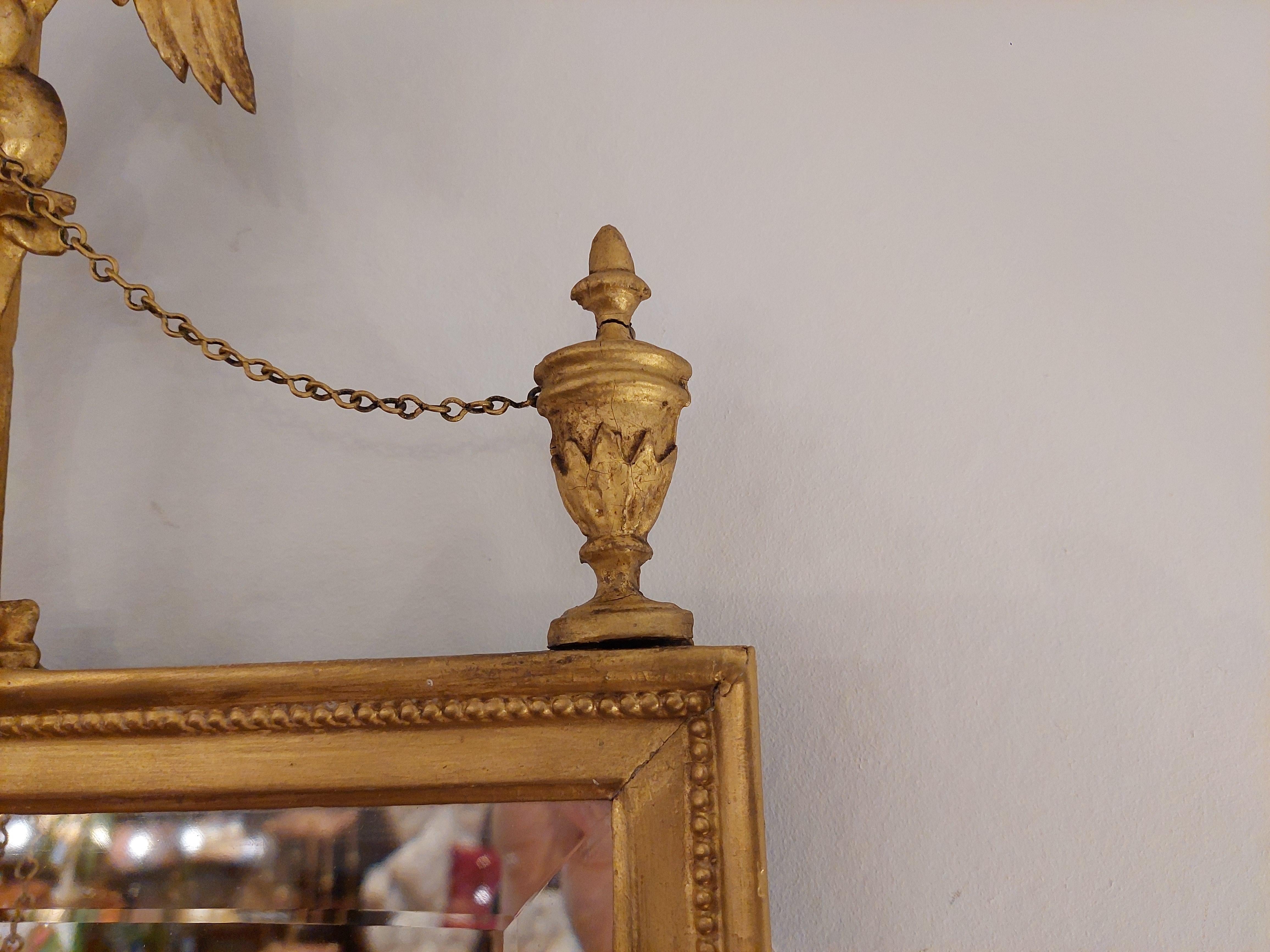 Specchio da molo dorato Giorgio III in vendita 2