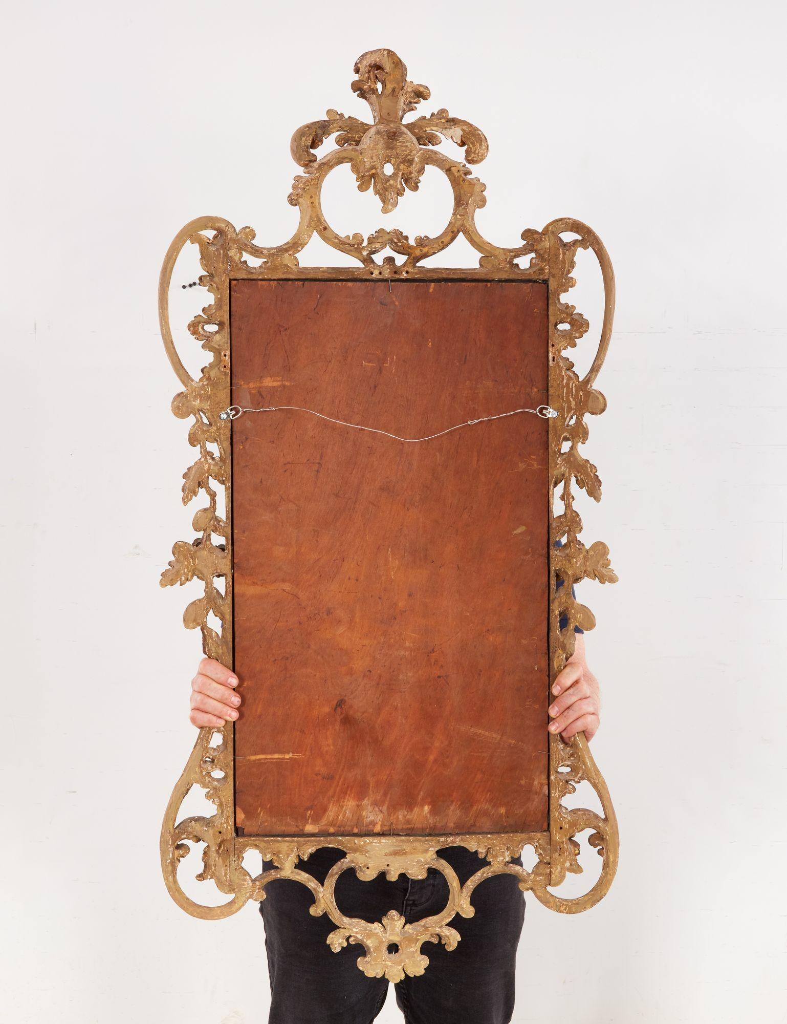 Specchio rococò dorato di Giorgio III in vendita 1