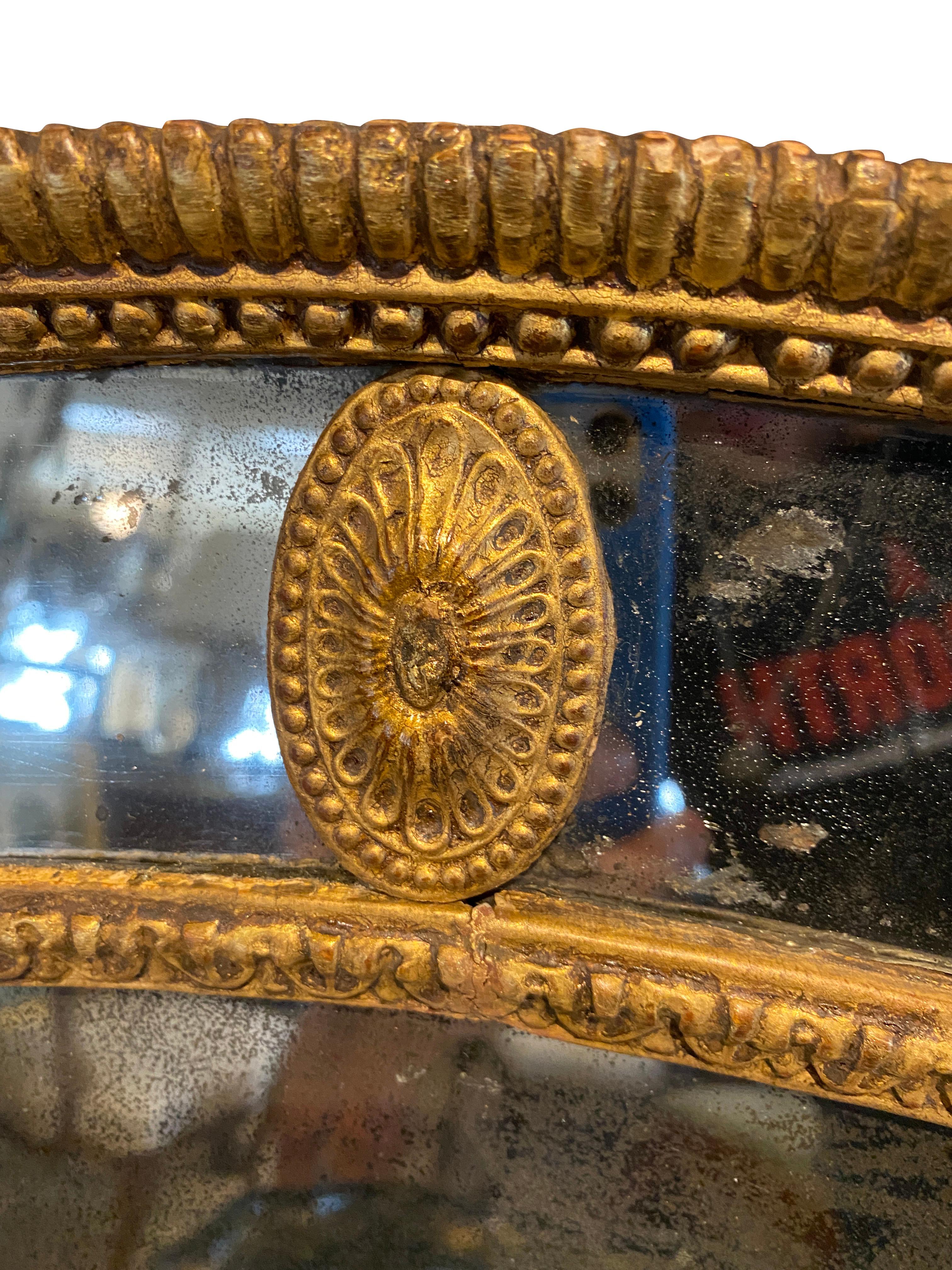 Spiegel aus vergoldetem Holz, George III. (Englisch) im Angebot