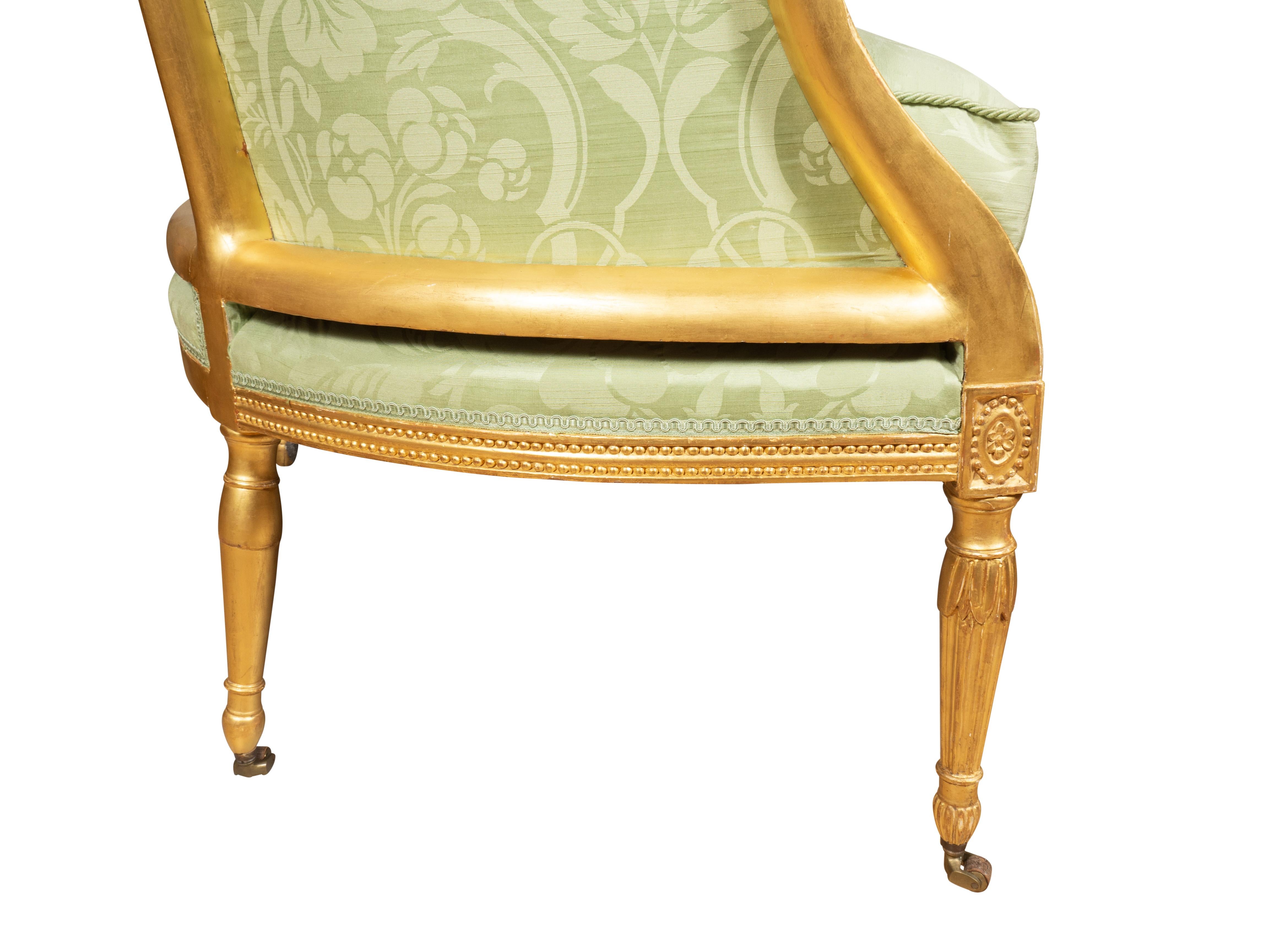 Canapé en bois doré George III en vente 10