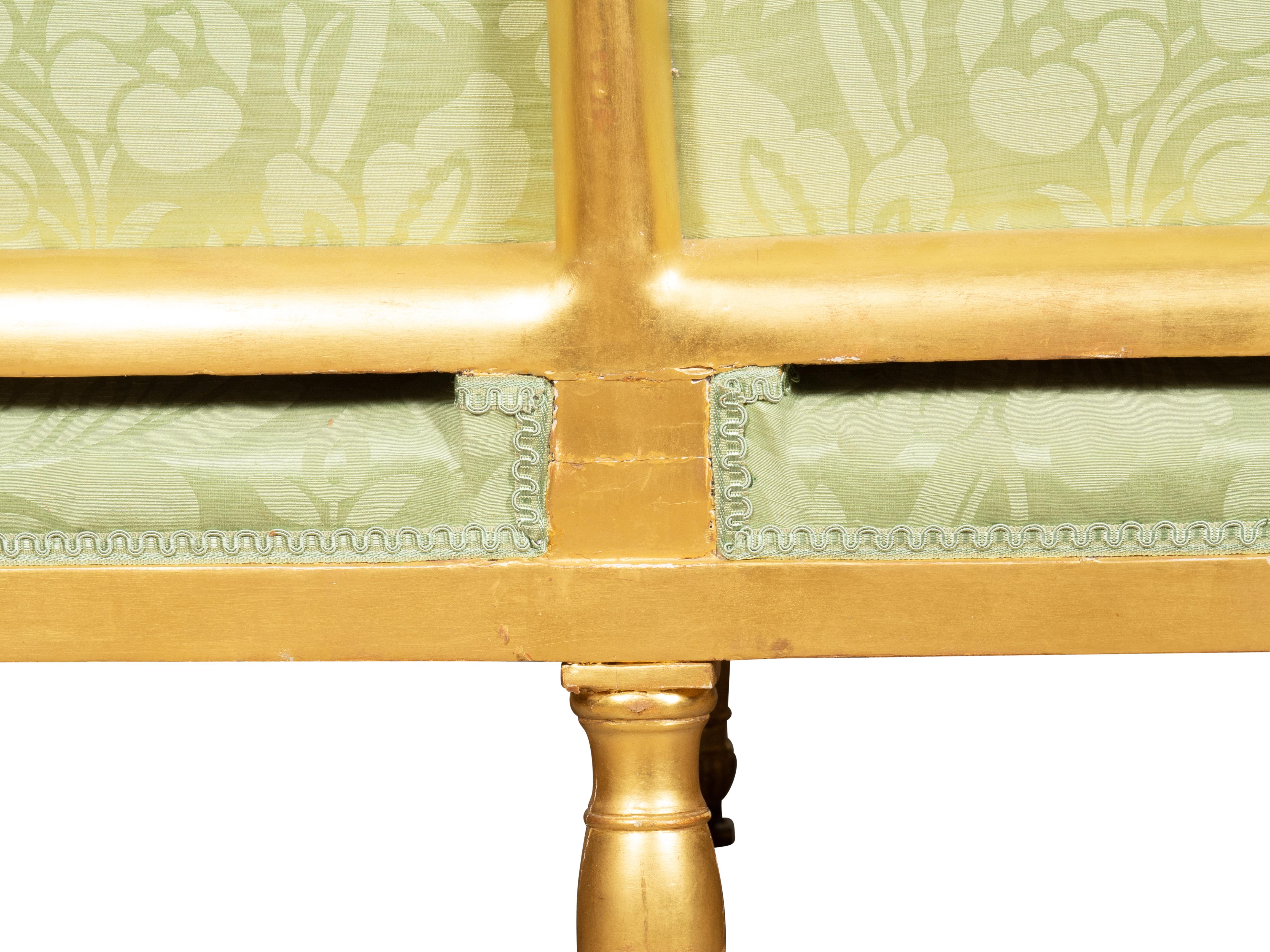 Canapé en bois doré George III en vente 14