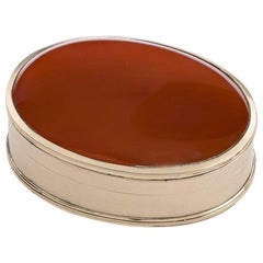 Tabacchiera con montatura in oro di Giorgio III per una signora realizzata a Londra, circa 1790