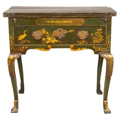 George III Green Japanned Table