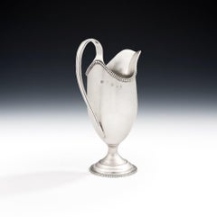 George III Helmet Milk Jug Made in London by Hester Bateman, 1784