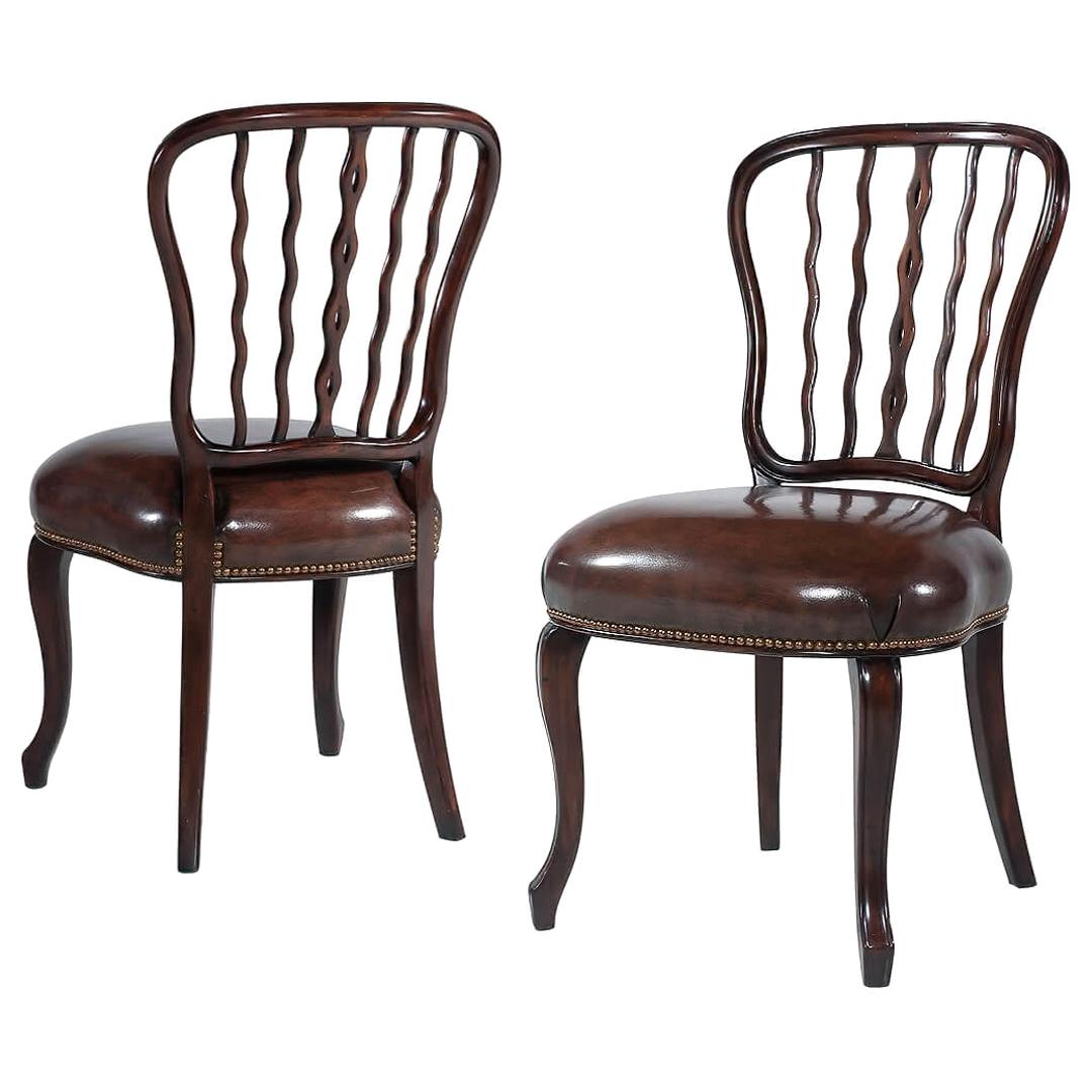 George III 'Hepplewhite' Mahogany Dining Side Chair For Sale