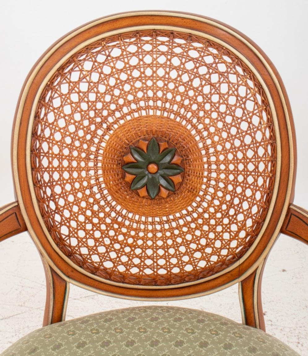 George III Hepplewhite-Sessel im Hepplewhite-Stil, bemalt (20. Jahrhundert) im Angebot