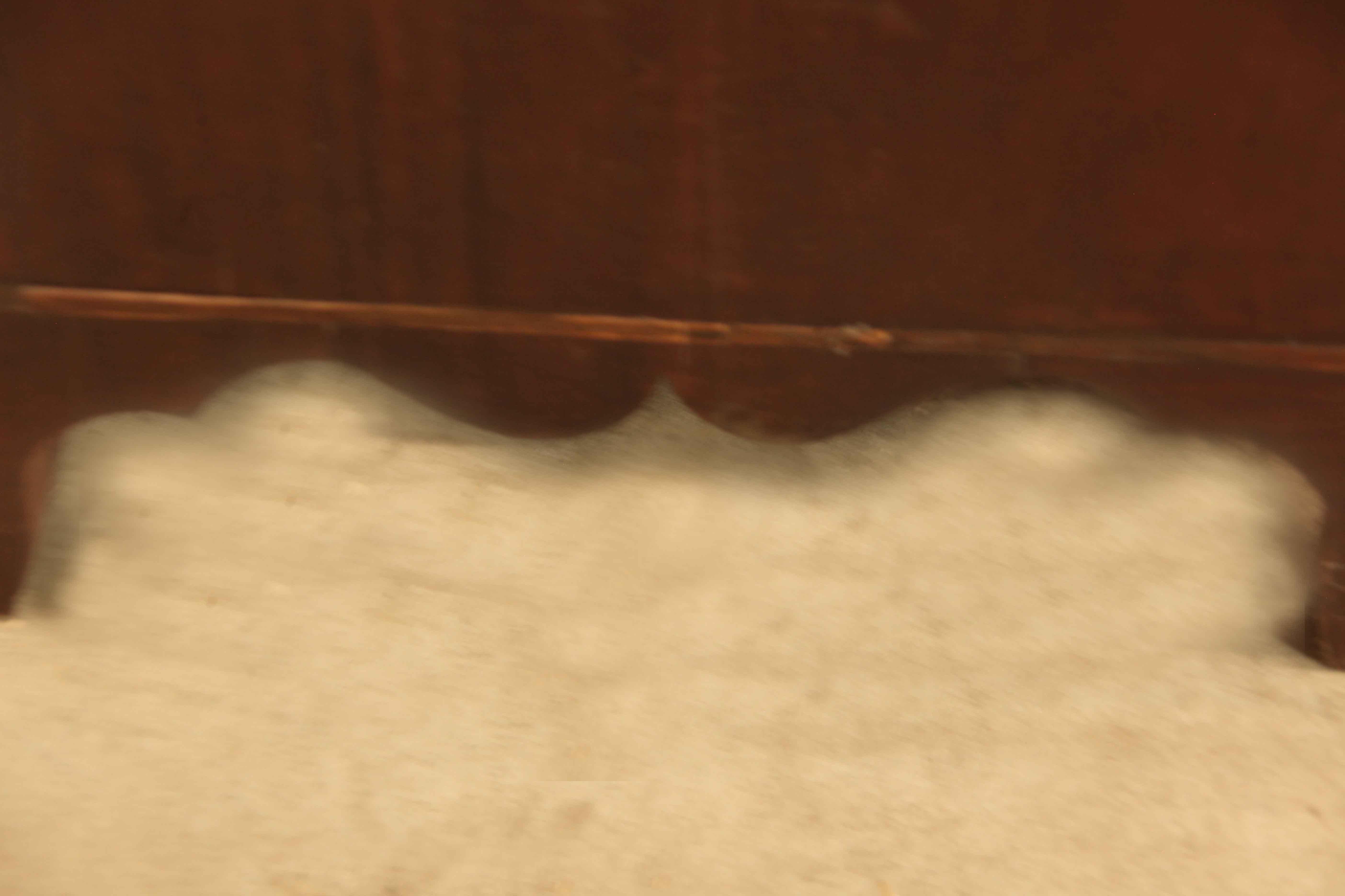 George III Inlaid Bow Front Chest In Good Condition In Wilson, NC