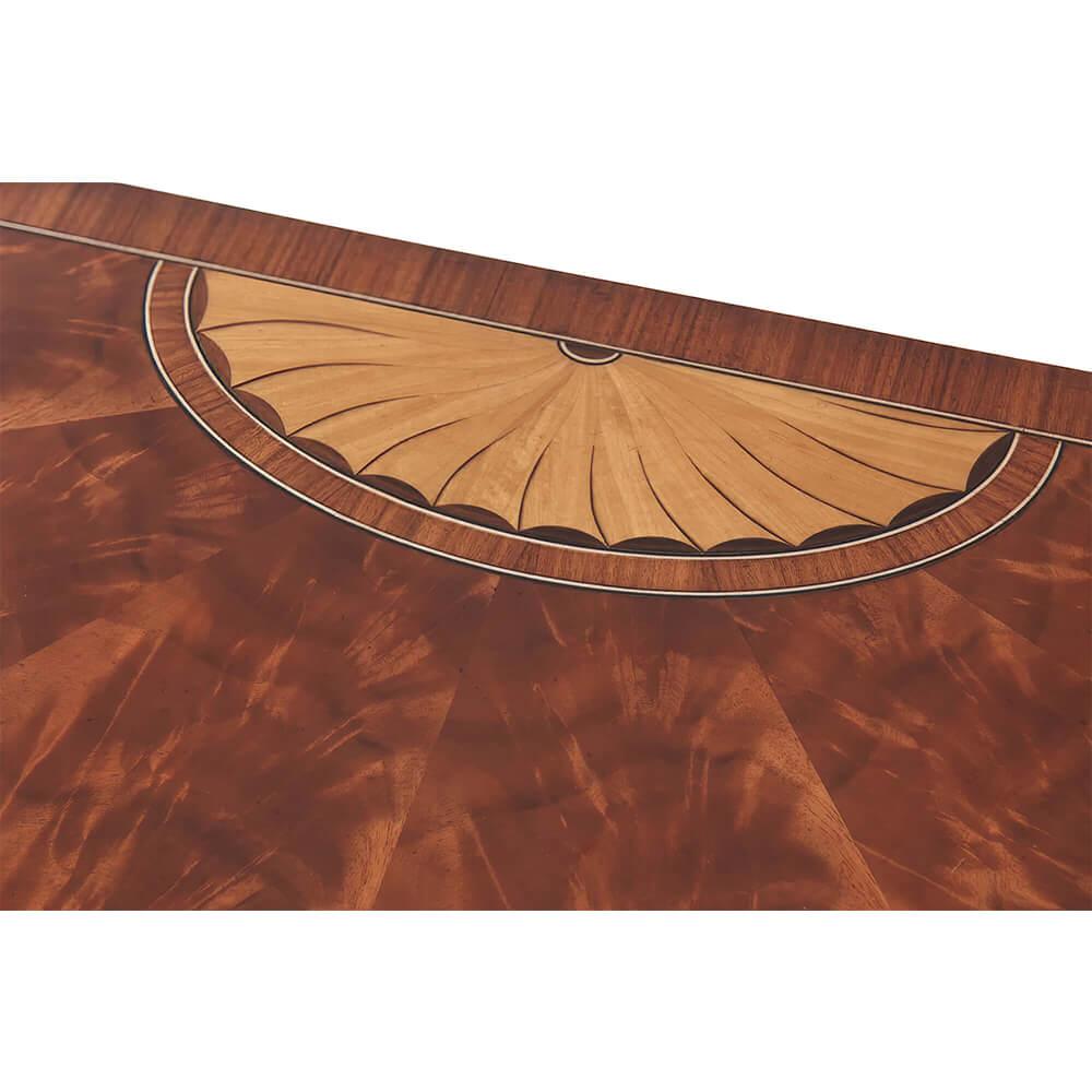 Wood George III Inlaid Console Table