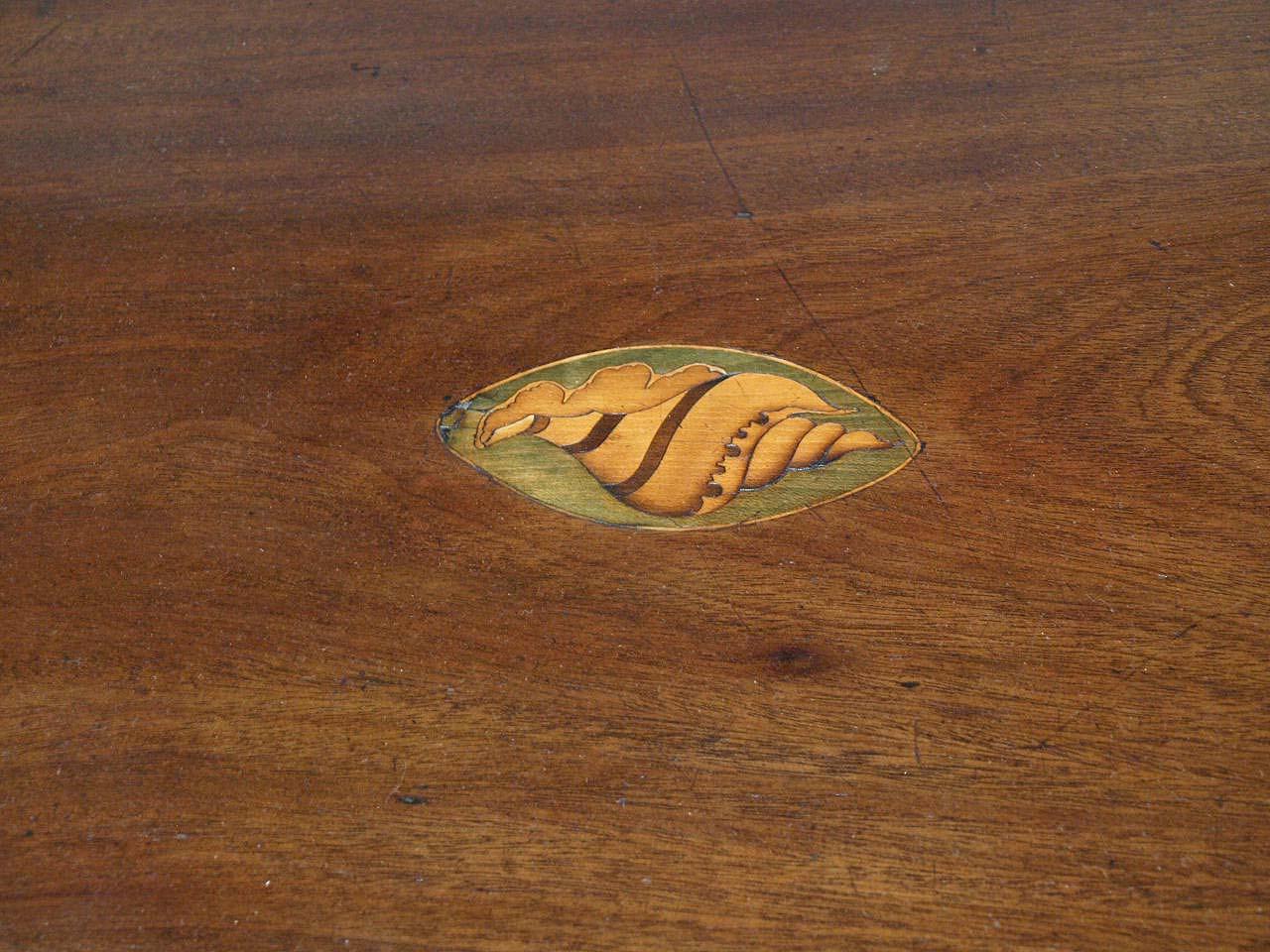 George III Inlaid Game Table In Good Condition For Sale In Wilson, NC