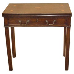Used George III Inlaid Game Table