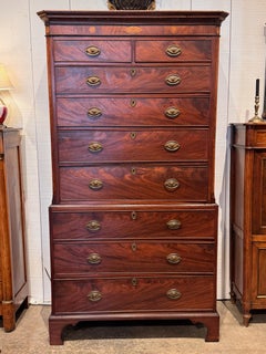 George III Inlaid Mahogany Chest
