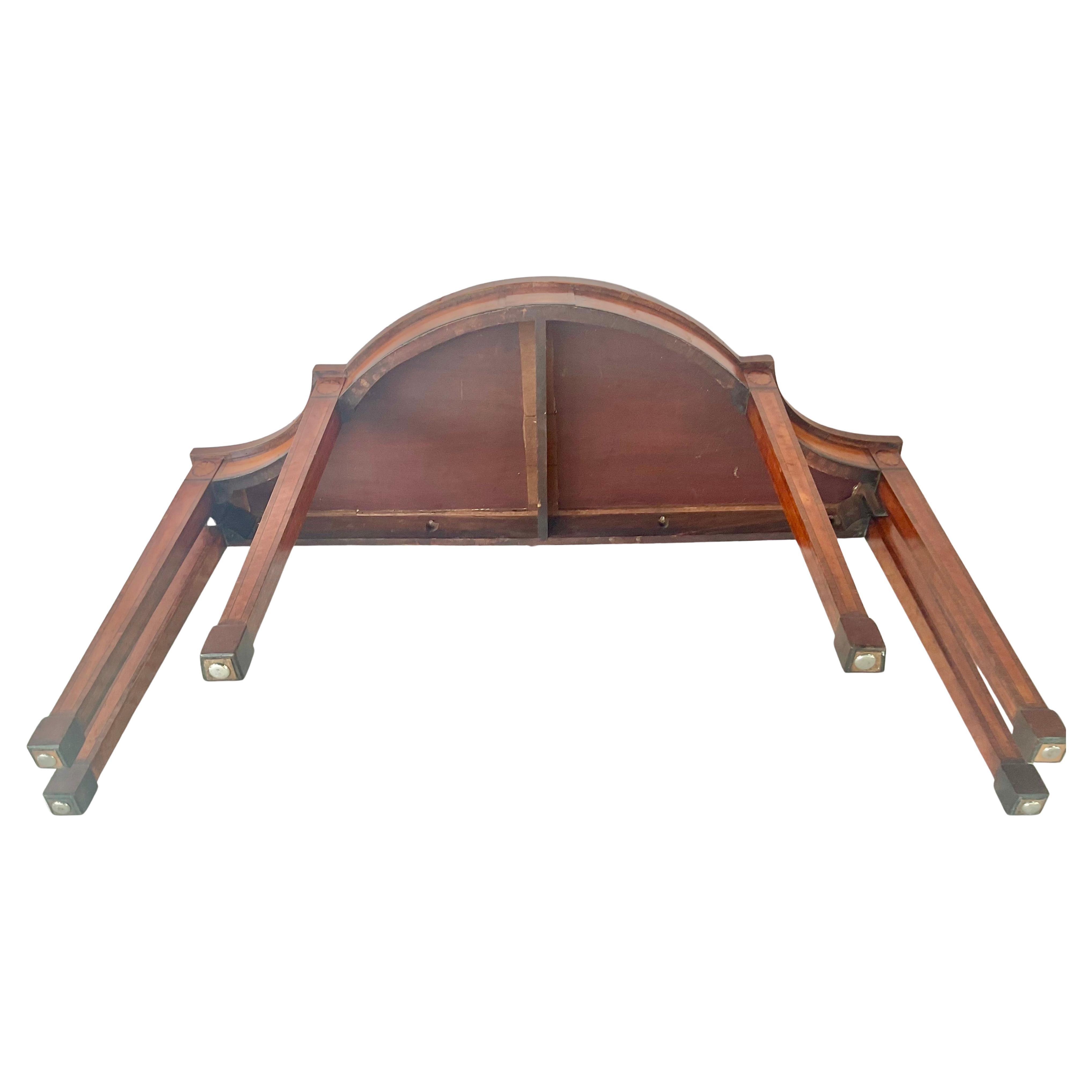 George III Inlaid Mahogany Console / Serving Table In Good Condition For Sale In Bradenton, FL