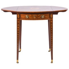 George III Inlaid Pembroke Table