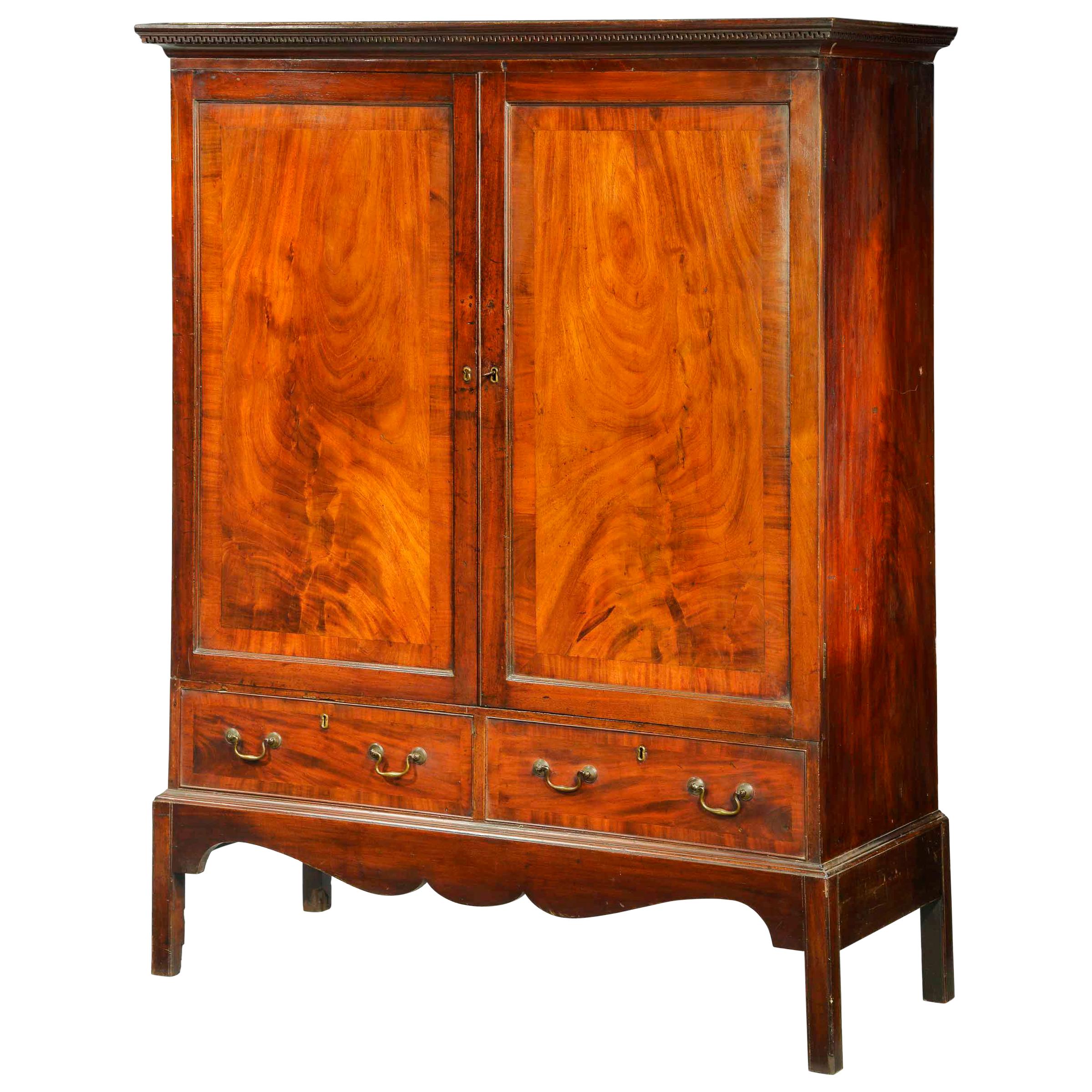 Pression irlandaise en acajou George III