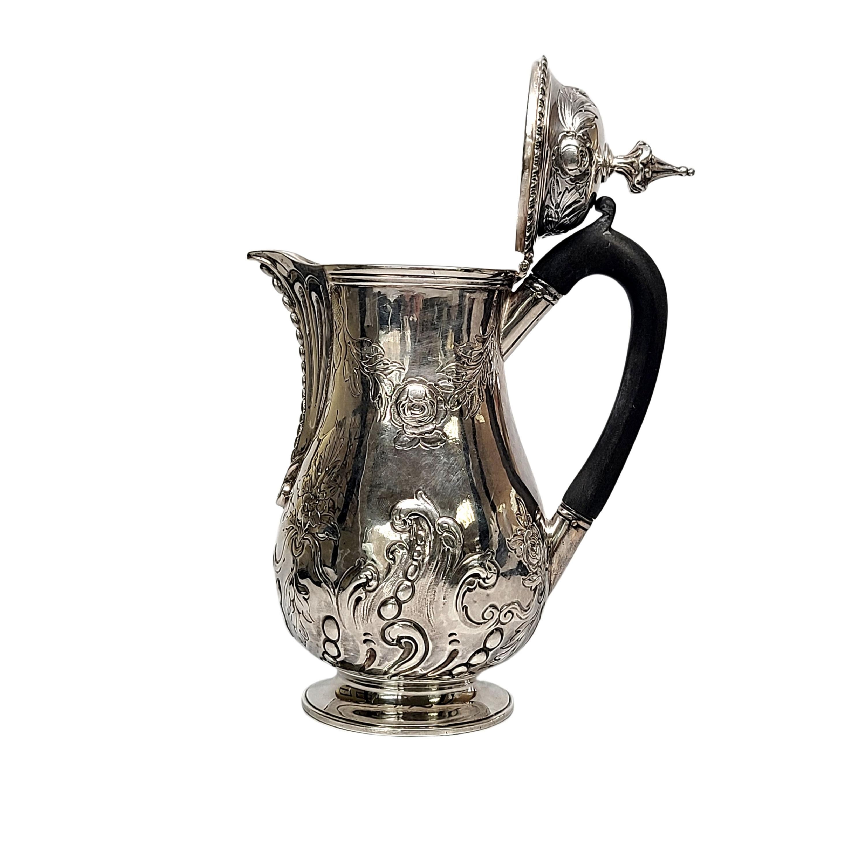 antique silver milk jug