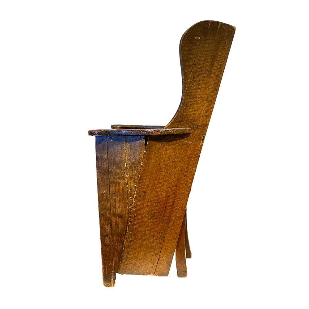 George III Lambing Chair, original kammgemalte Oberfläche (Englisch) im Angebot